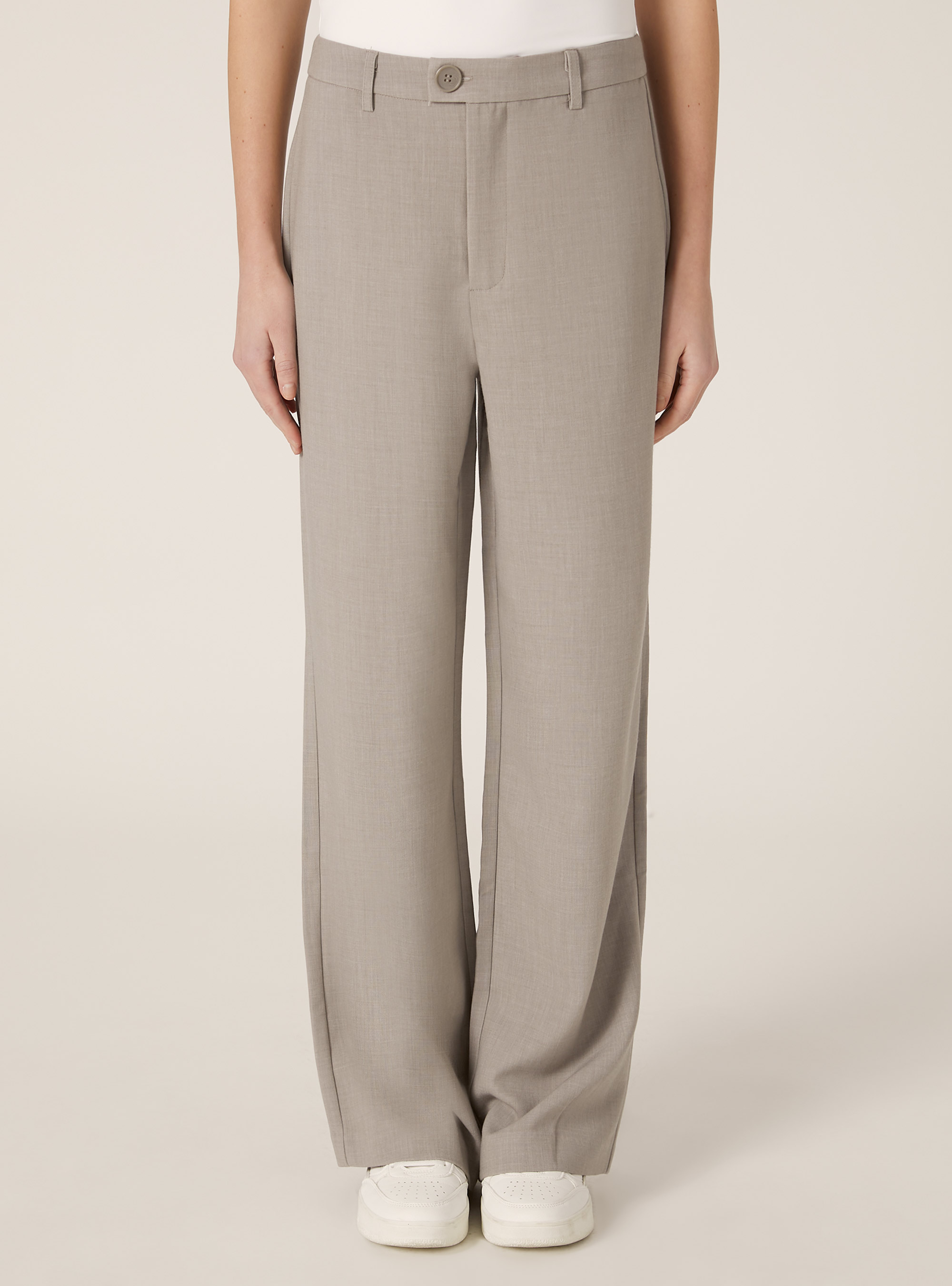 Pantalones de pernera ancha, SA1 SAND DARK