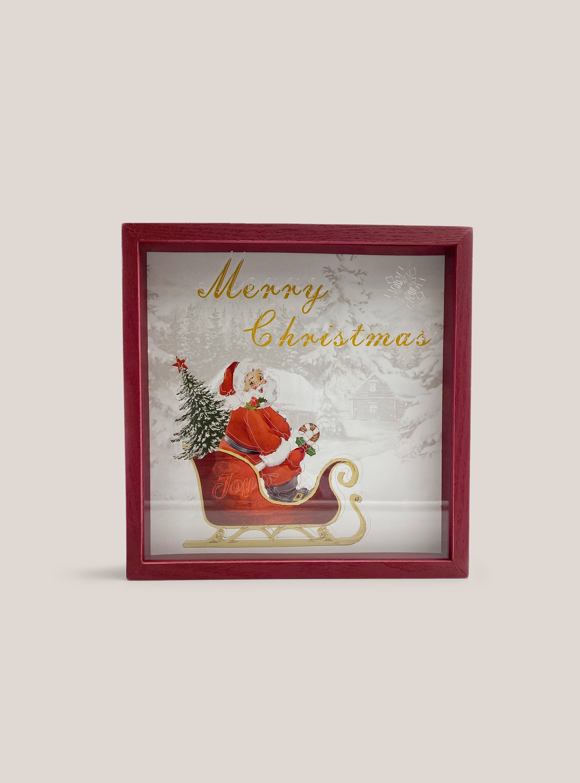 Quadro led natalizio, UNICO