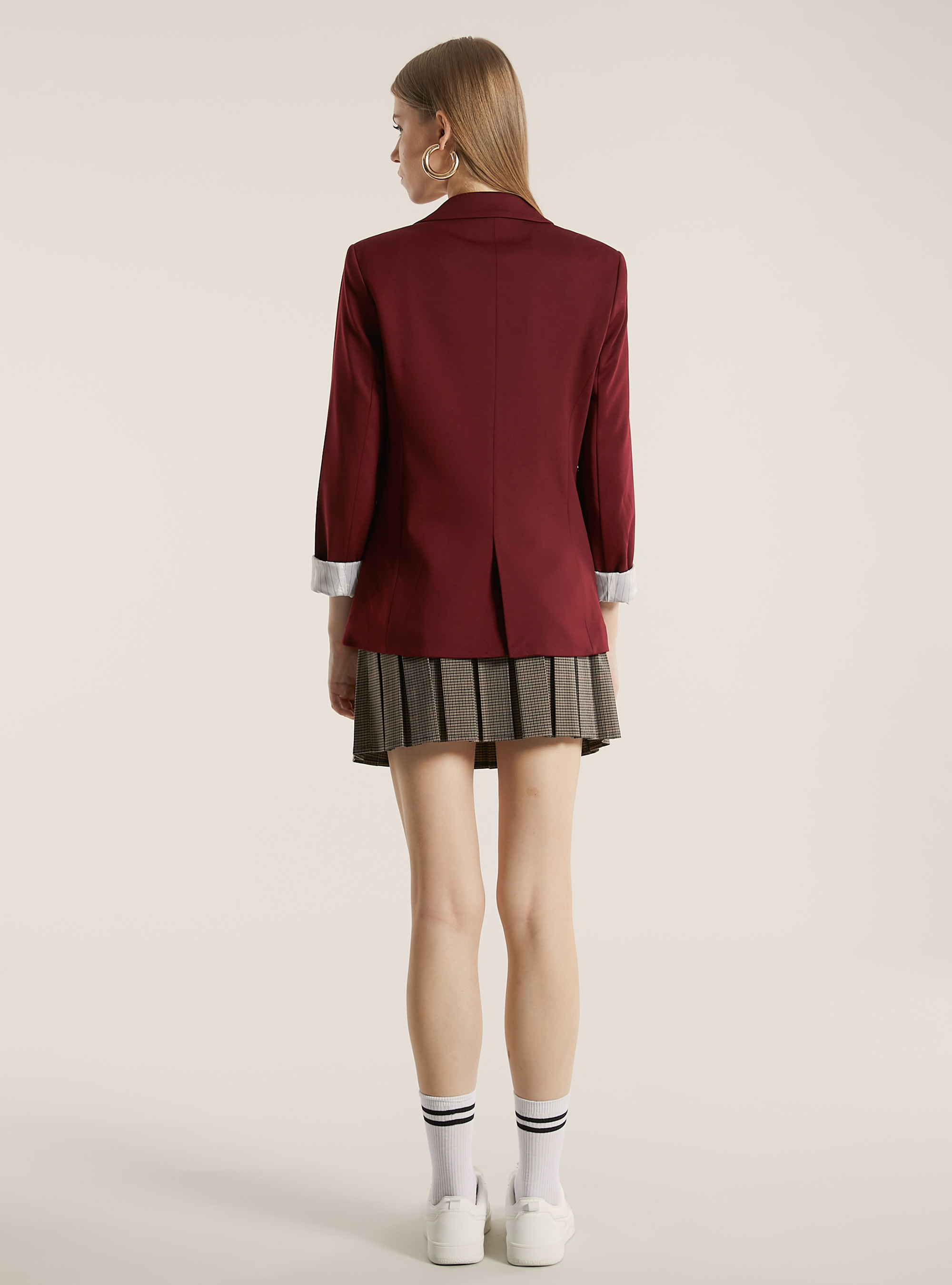 Jersey blazer, BO1 BORDEAUX DARK