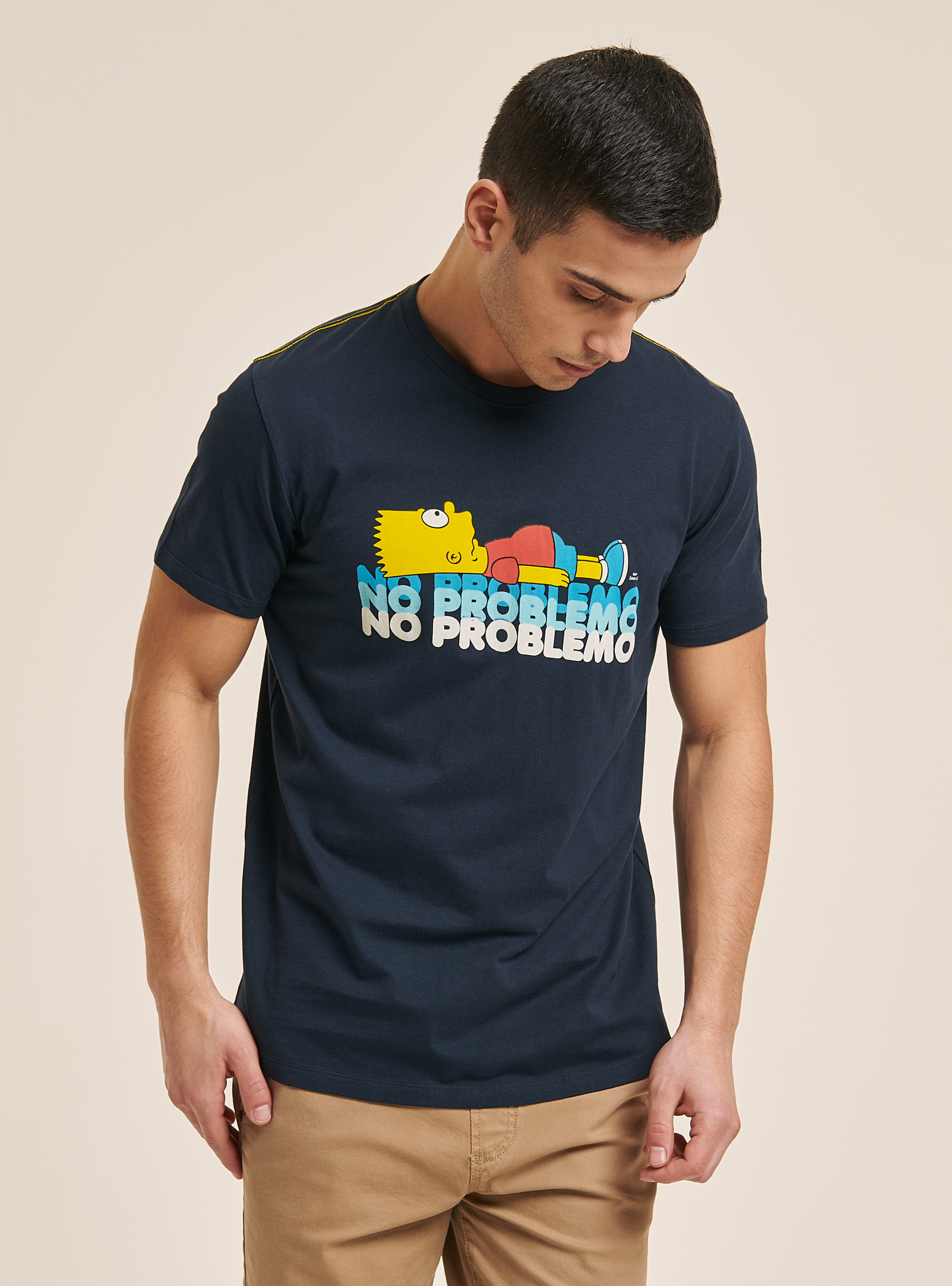 The Simpson T-shirt for Alcott, BLUE