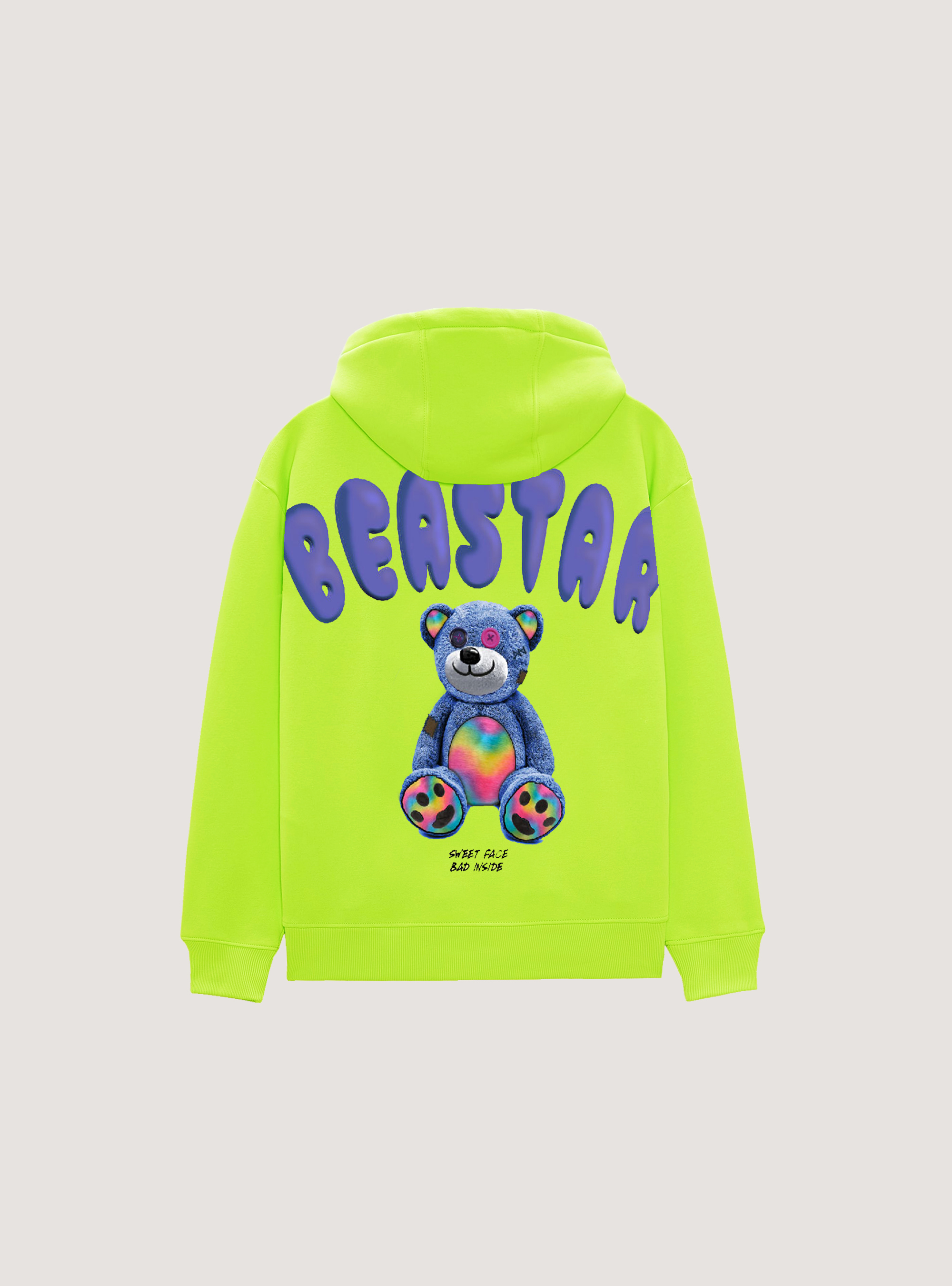 Sudadera de la colecci&oacute;n Beastar, GC2 MEDIUM ACID GREEN