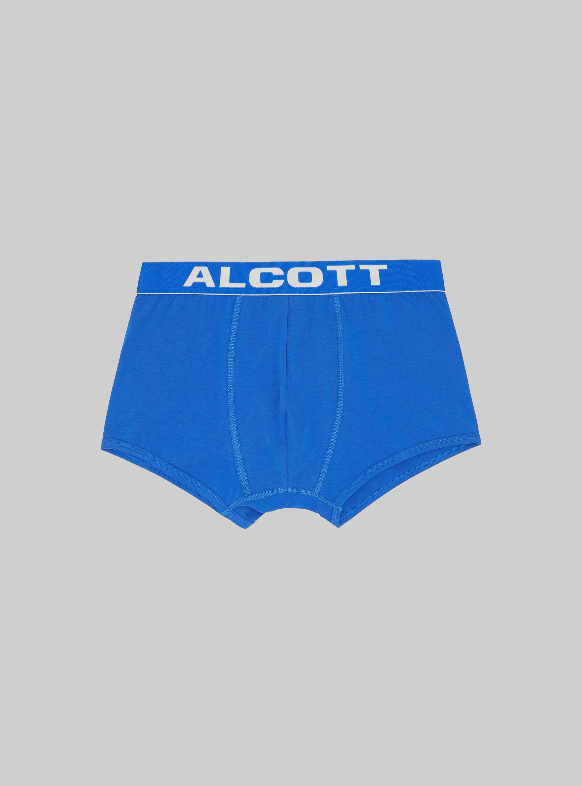 Boxer in cotone elasticizzato con logo, AZ1 AZURE DARK