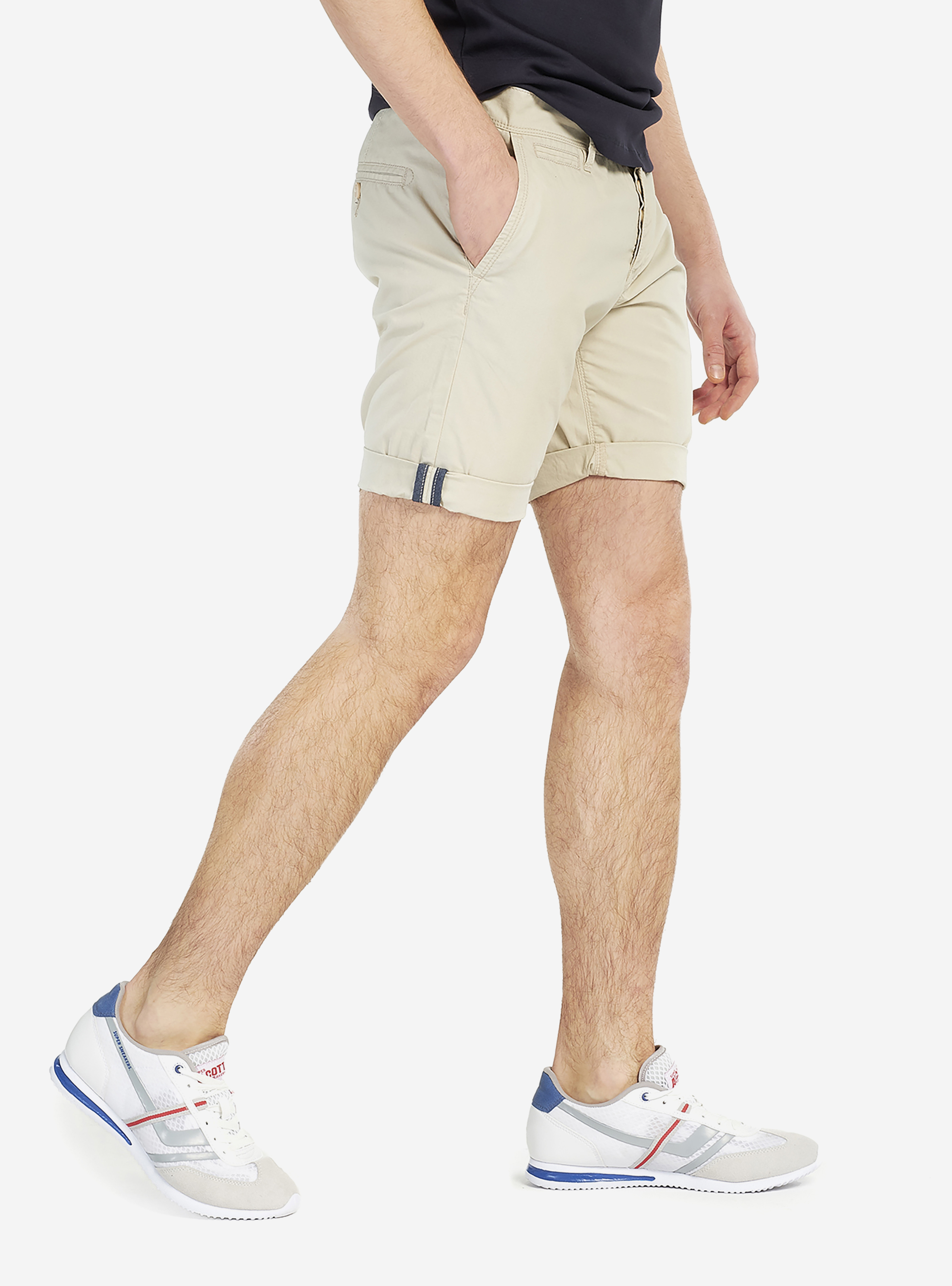 Bermuda basic in canvas, C0586 ECRU'