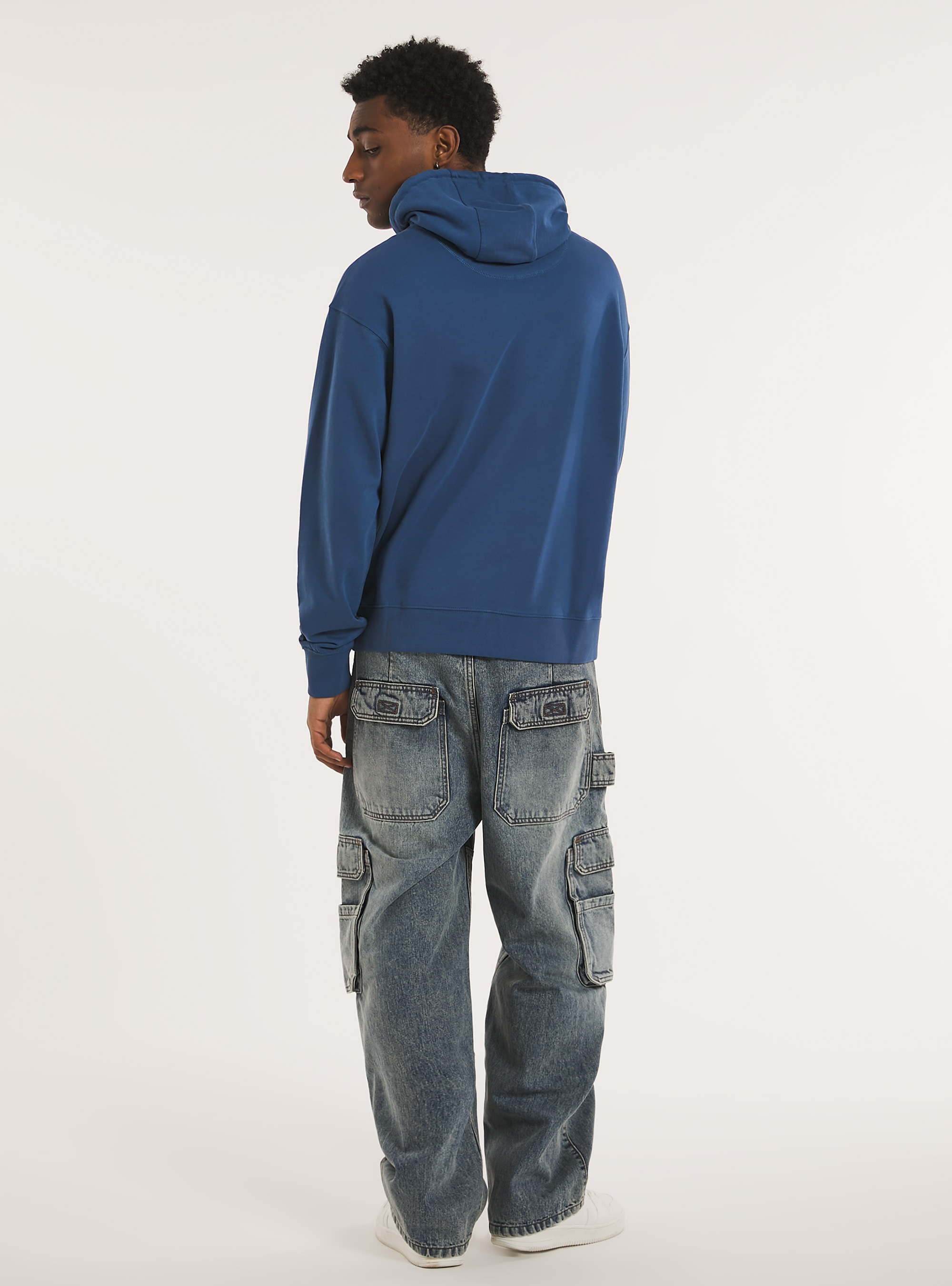 Sweat à capuche avec pochette, BL3 BLUE LIGHT