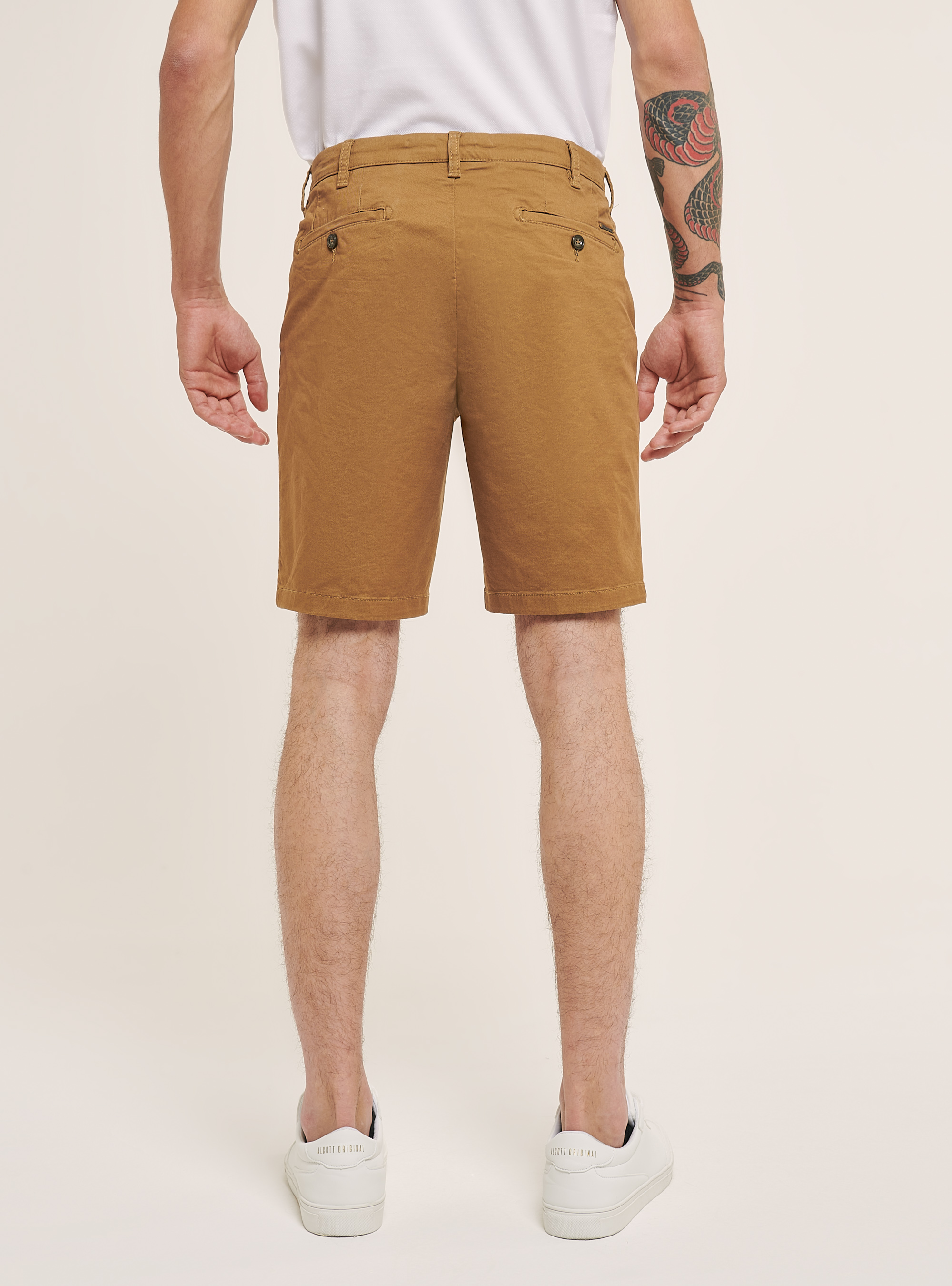 Bermudas de algod&oacute;n, C5488 BEIGE