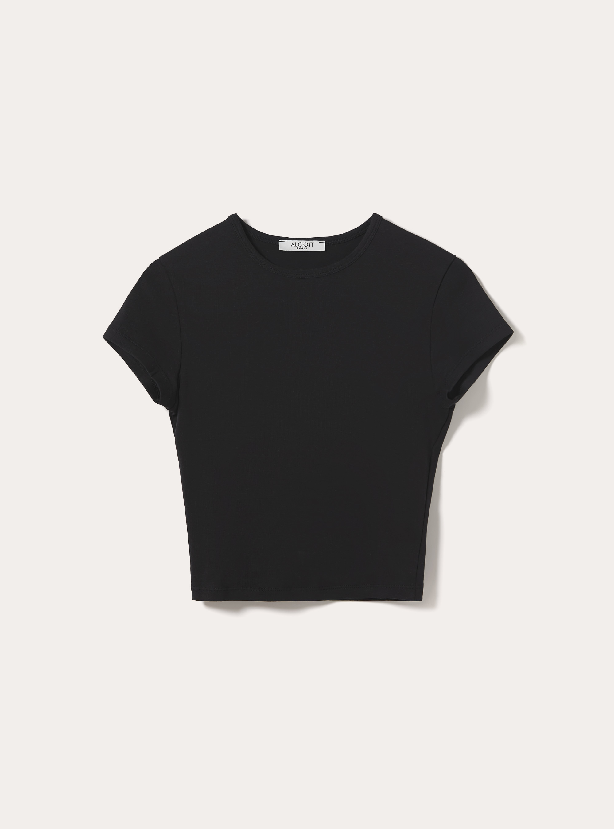 Maglietta in cotone slim fit, BK1 BLACK
