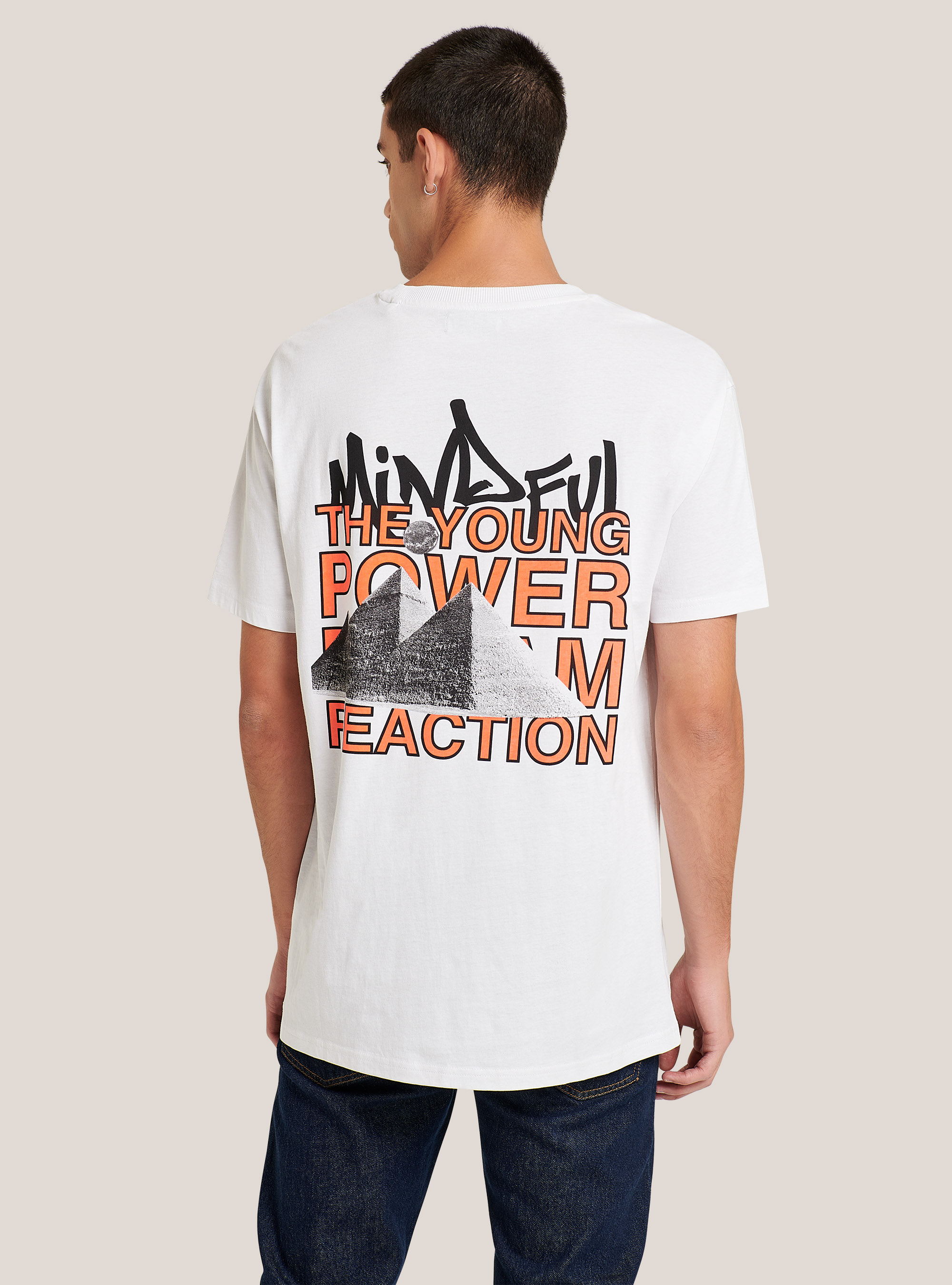 Urban oversize T-shirt, WHITE