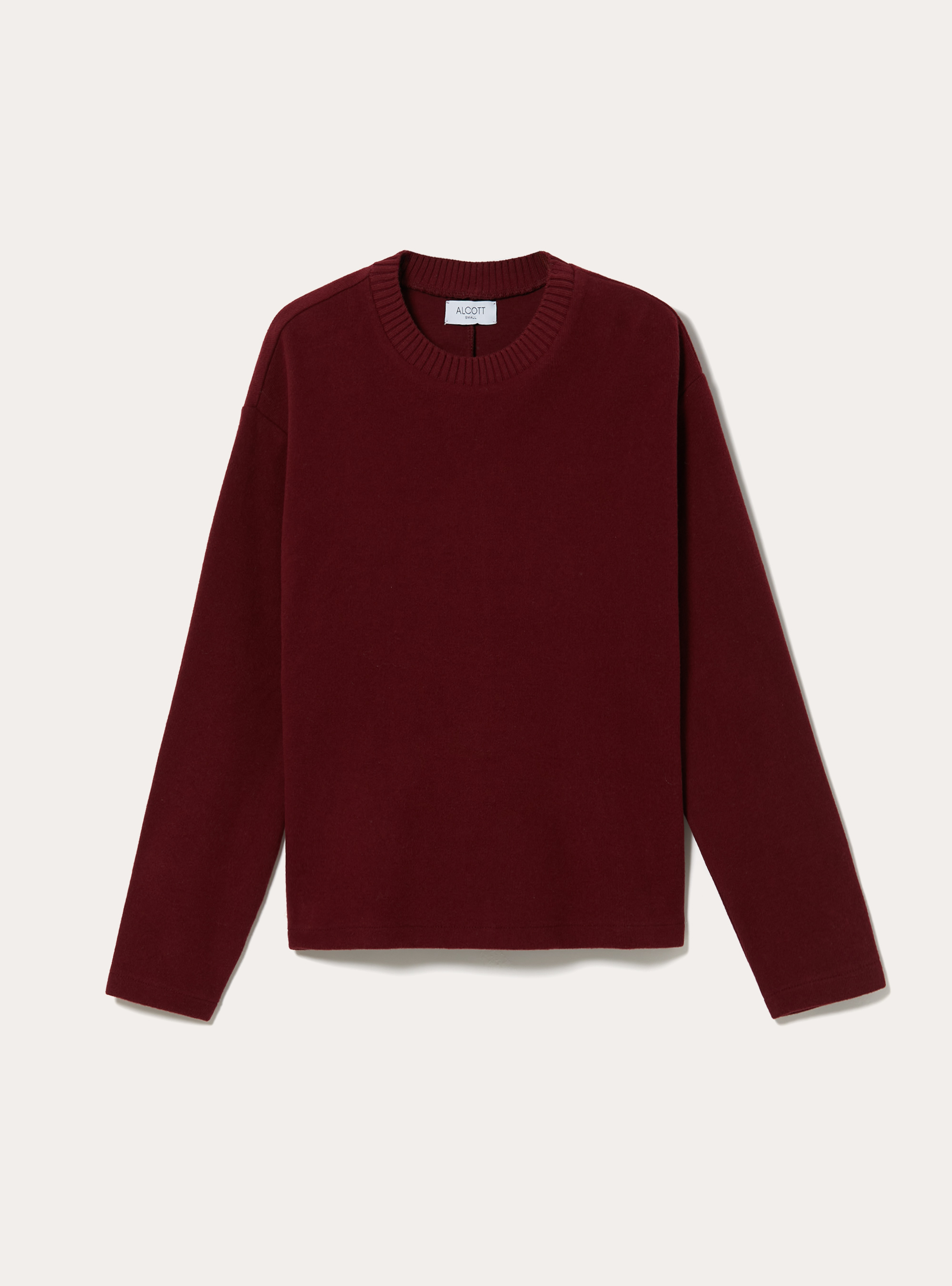 Pullover soft touch, BO2 BORDEAUX MEDIUM