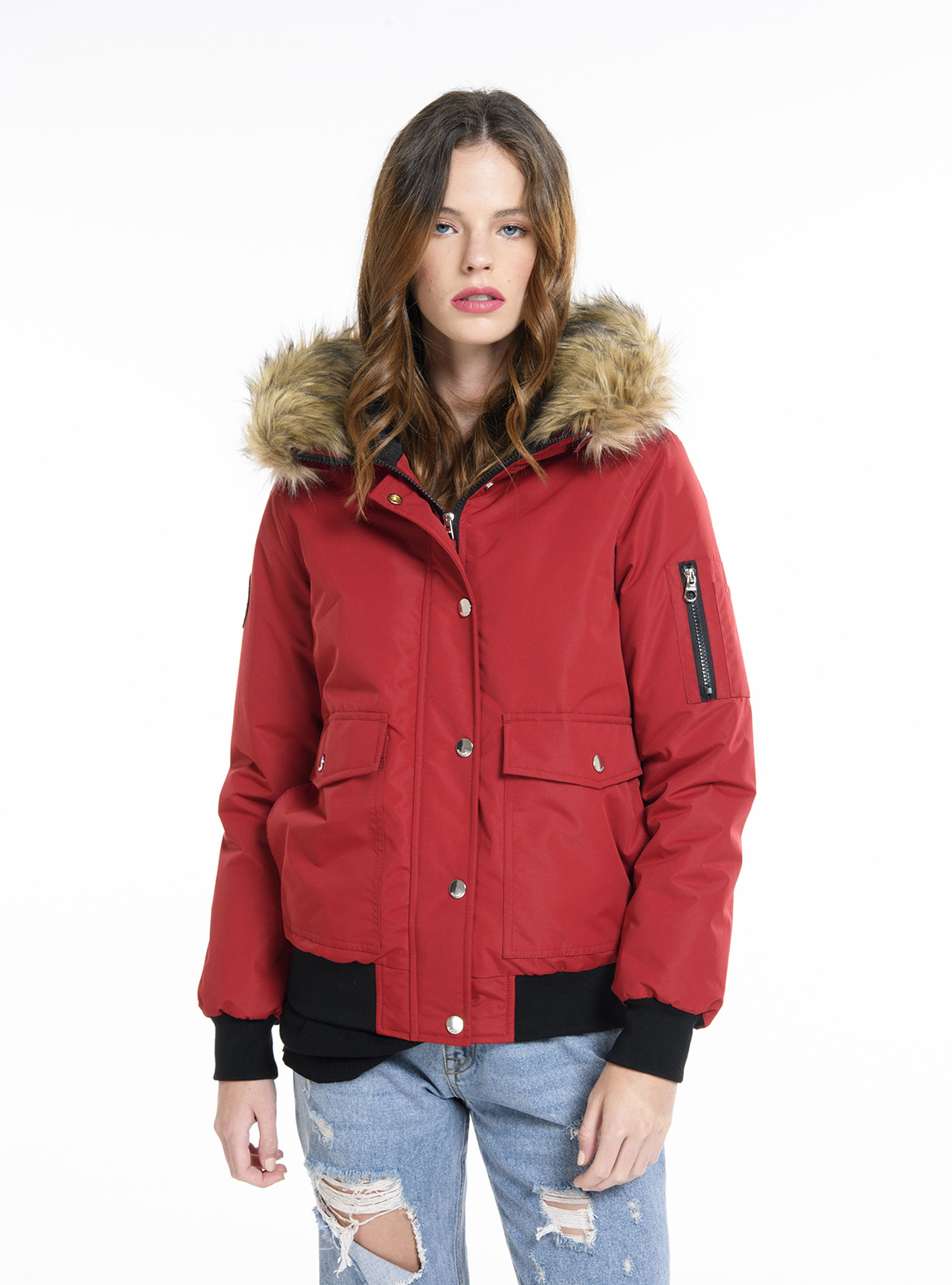 Bomber tecnico donna, C350 RED