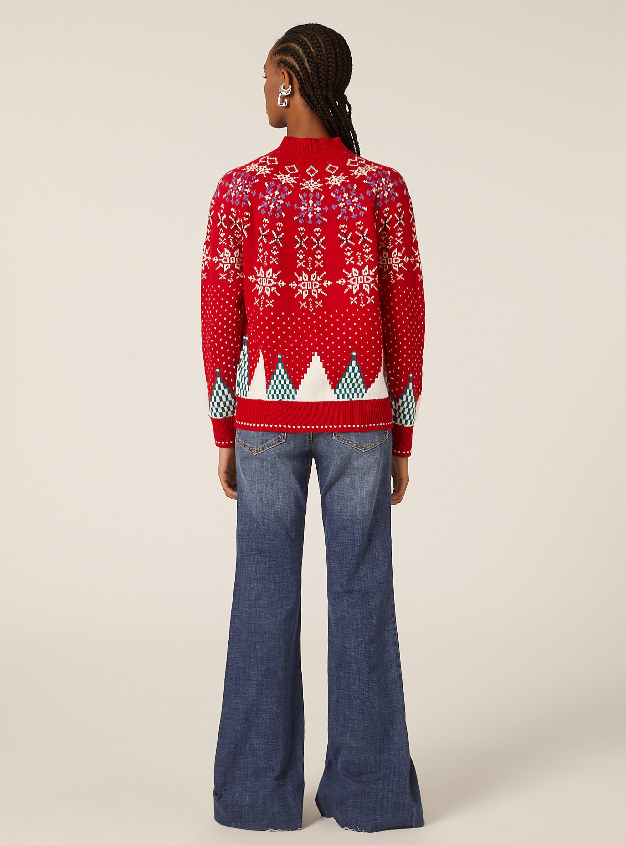 Christmas Collection Pullover, RD2 RED MEDIUM