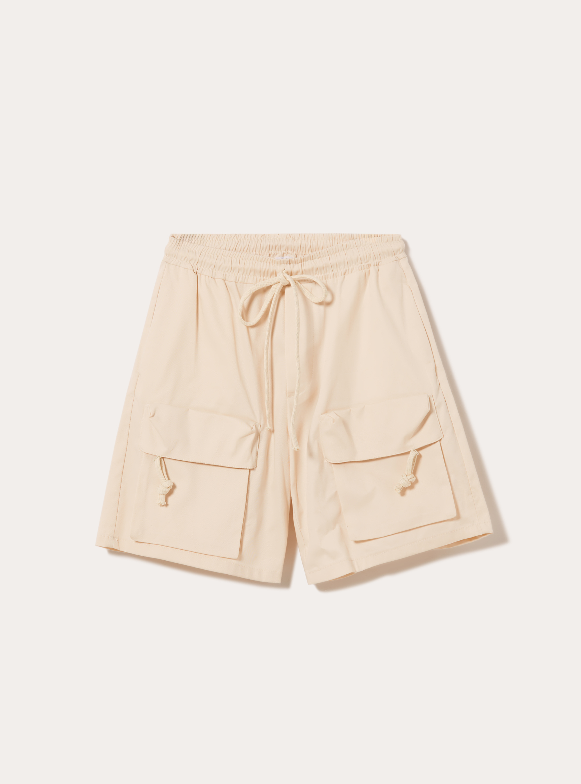 Cotton cargo bermuda shorts, CR3 CREAM LIGHT