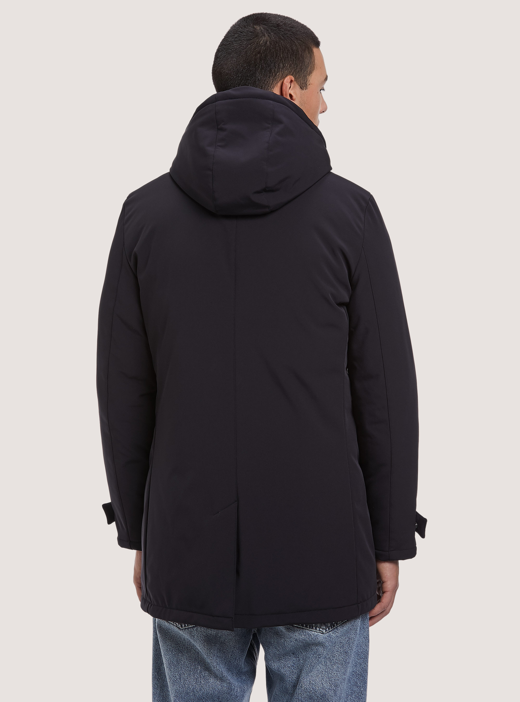 Technical jacket with recycled padding, NA1 NAVY DARK