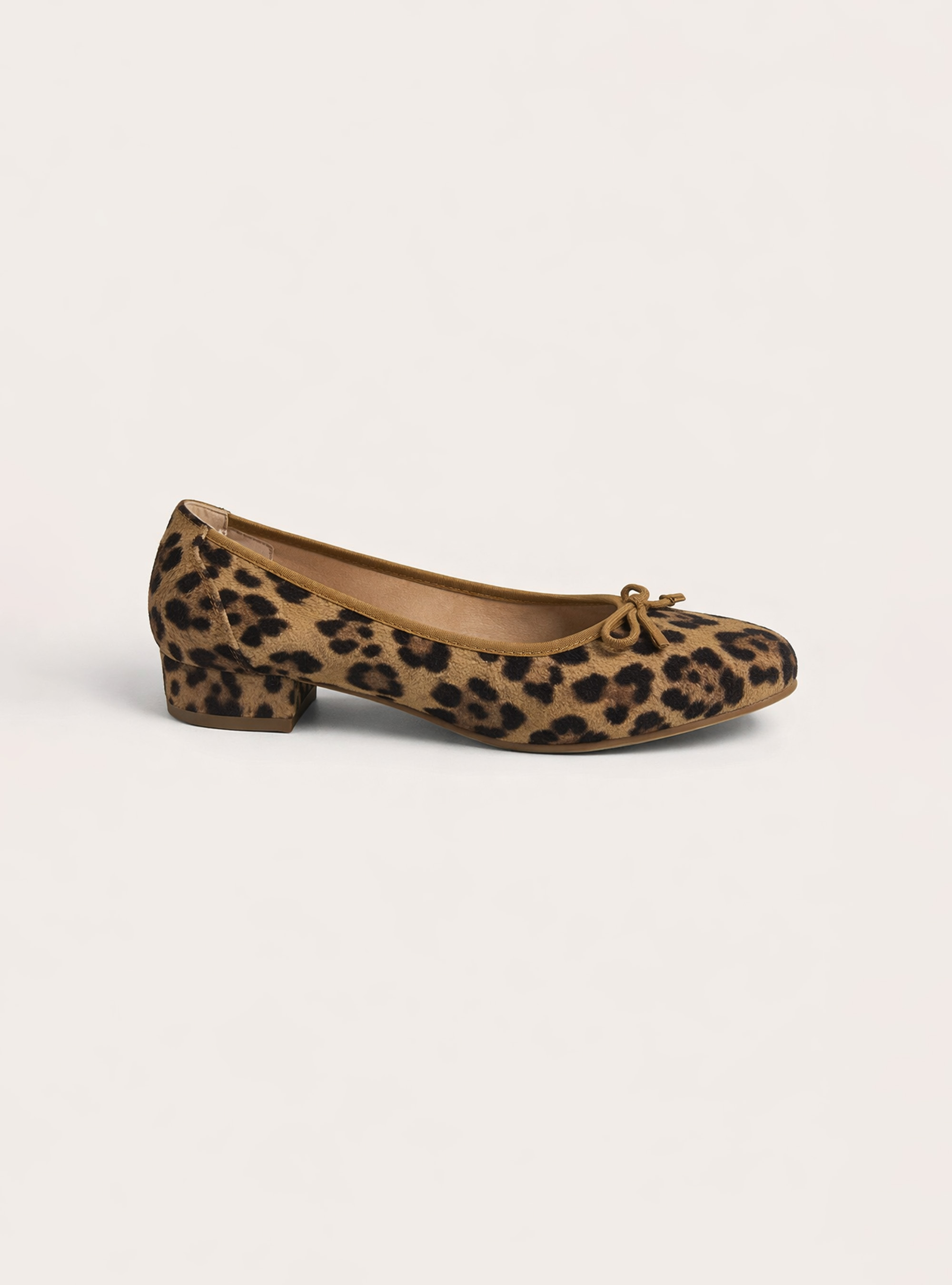 Ballerine con tacchetto, ANIMALIER BROWN