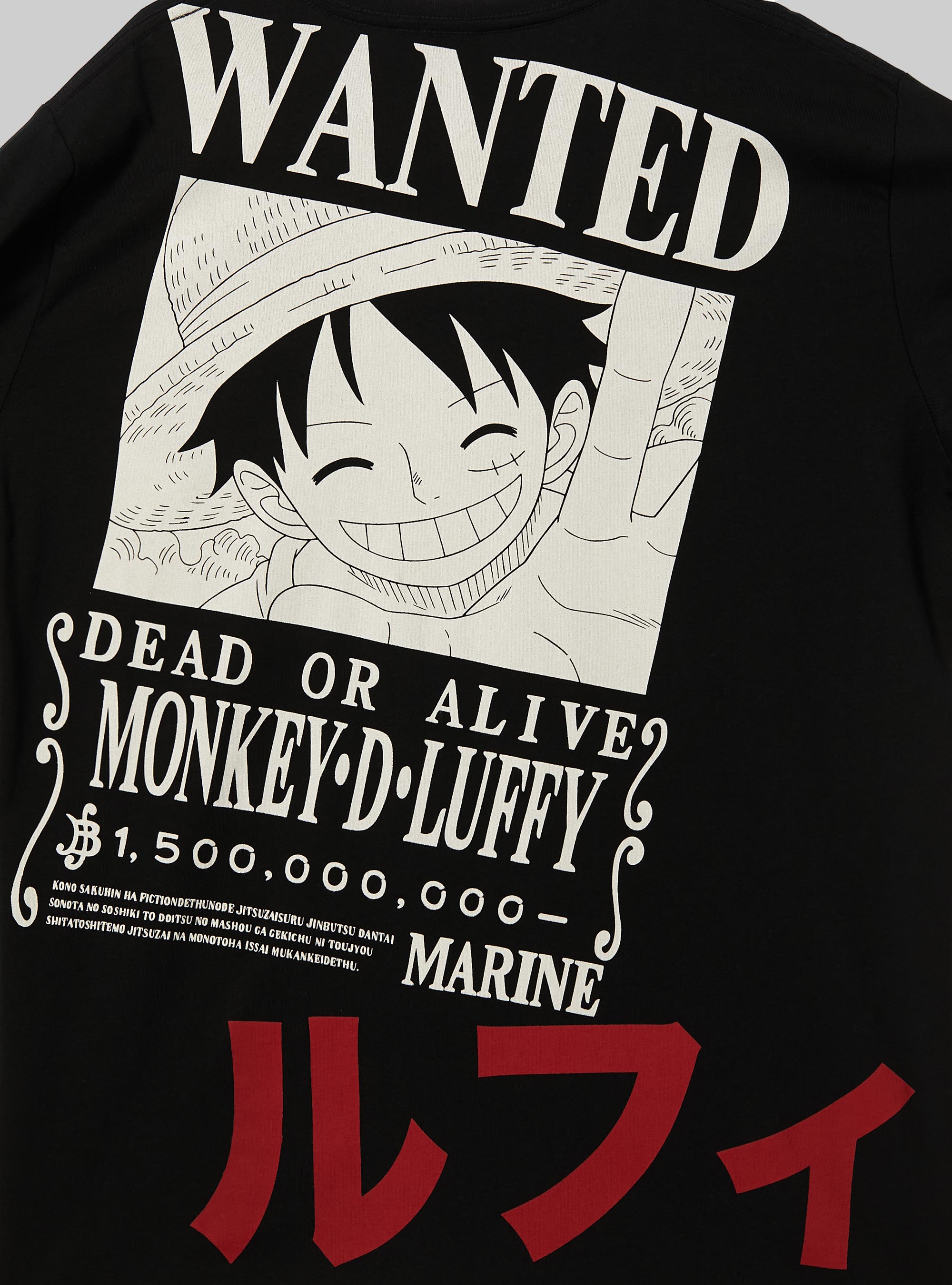 One Piece x Alcott T-shirt, BK1 BLACK