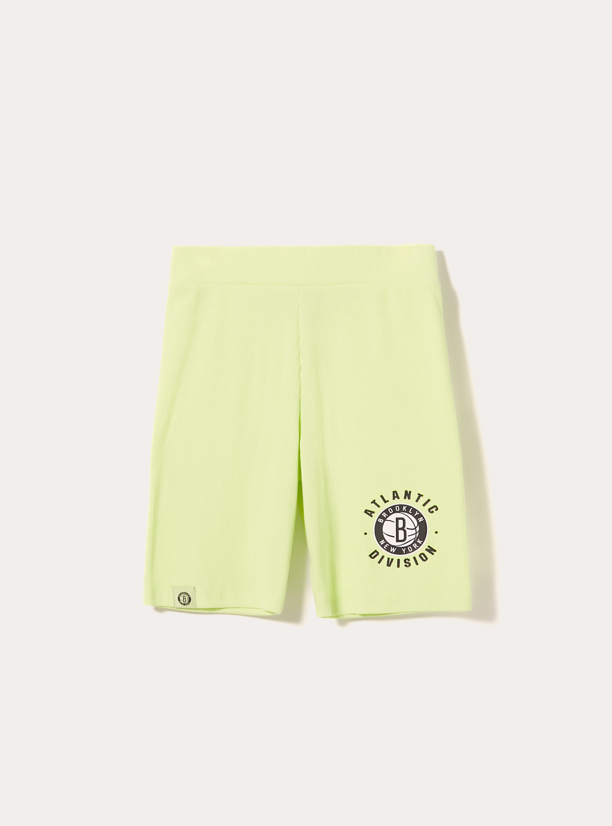Ribbed NBA / Alcott cycling shorts, LI2 LIME MEDIUM