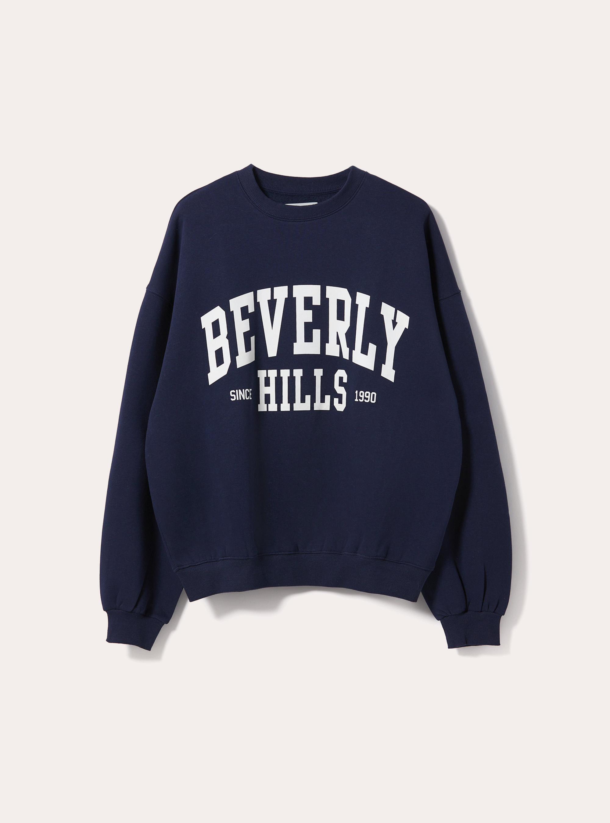 Oversized sweatshirt with print, NA2 NAVY MEDIUM