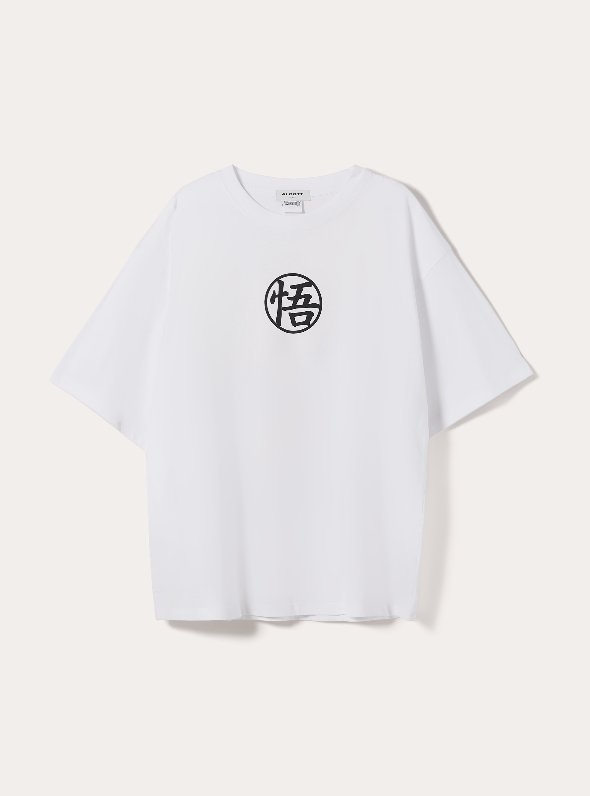 T-shirt dragonball z  boxy fit, WH3 WHITE
