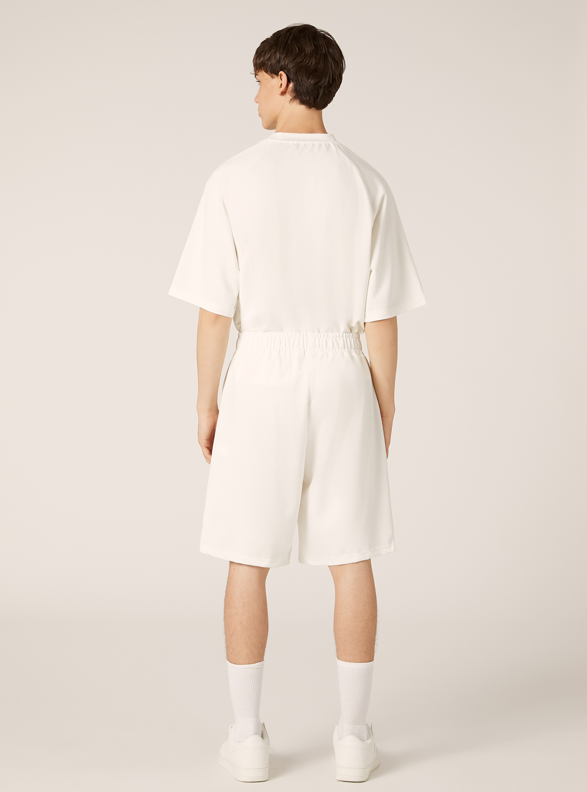 Loose Fit Bermuda Shorts, WH2 WHITE