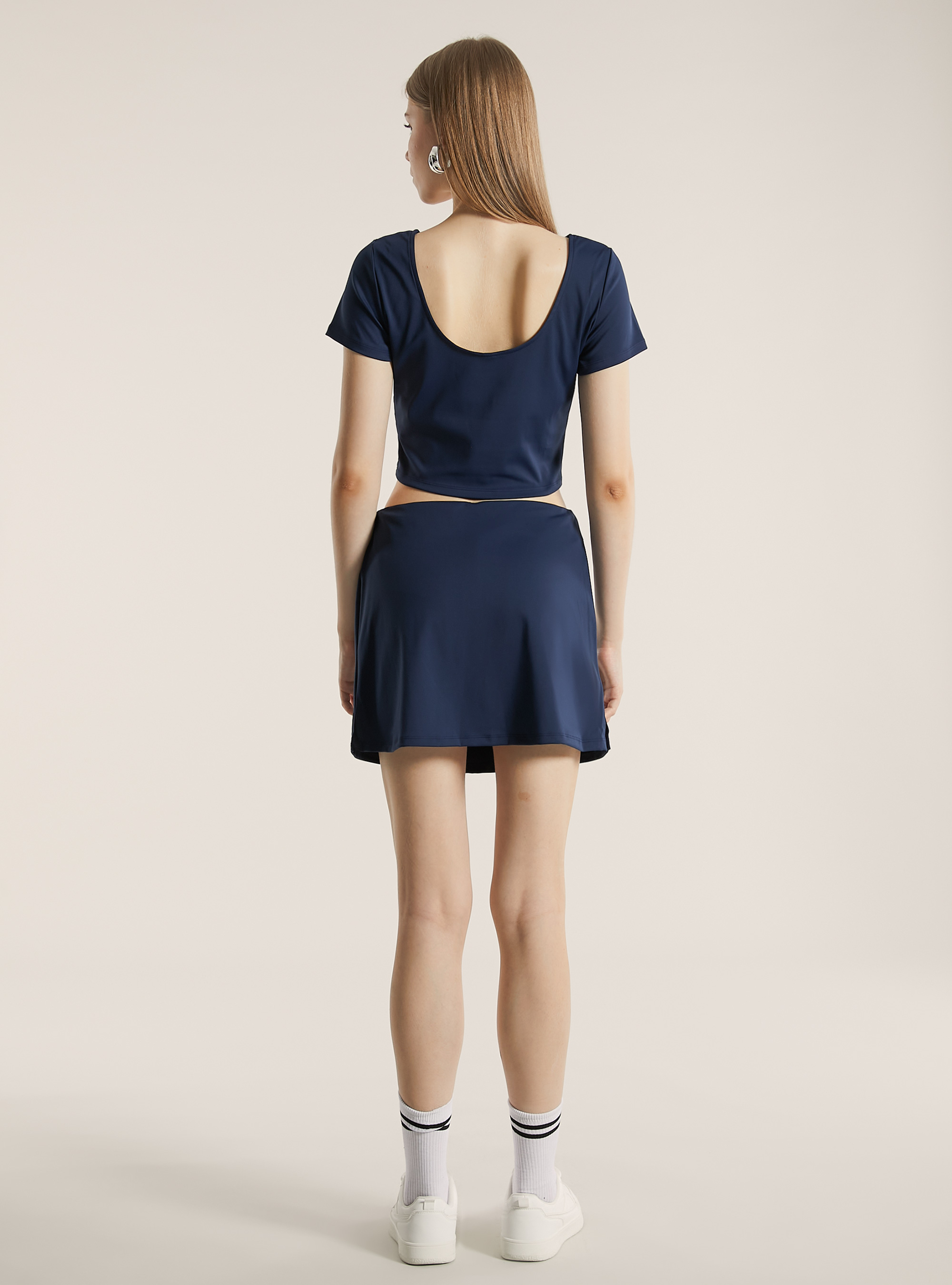 T-shirt stretch actif, NA2 NAVY MEDIUM