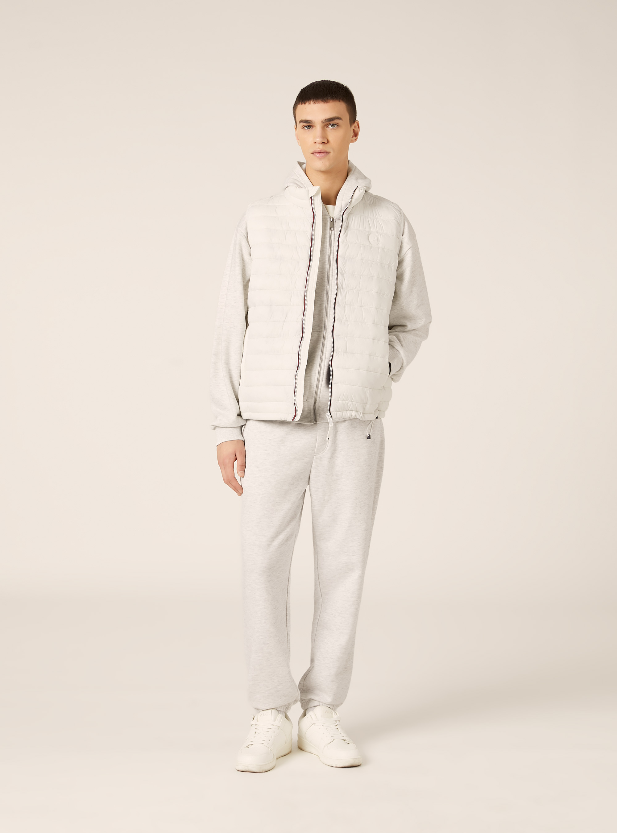 Smanicato basico con patch logato, WH2 WHITE