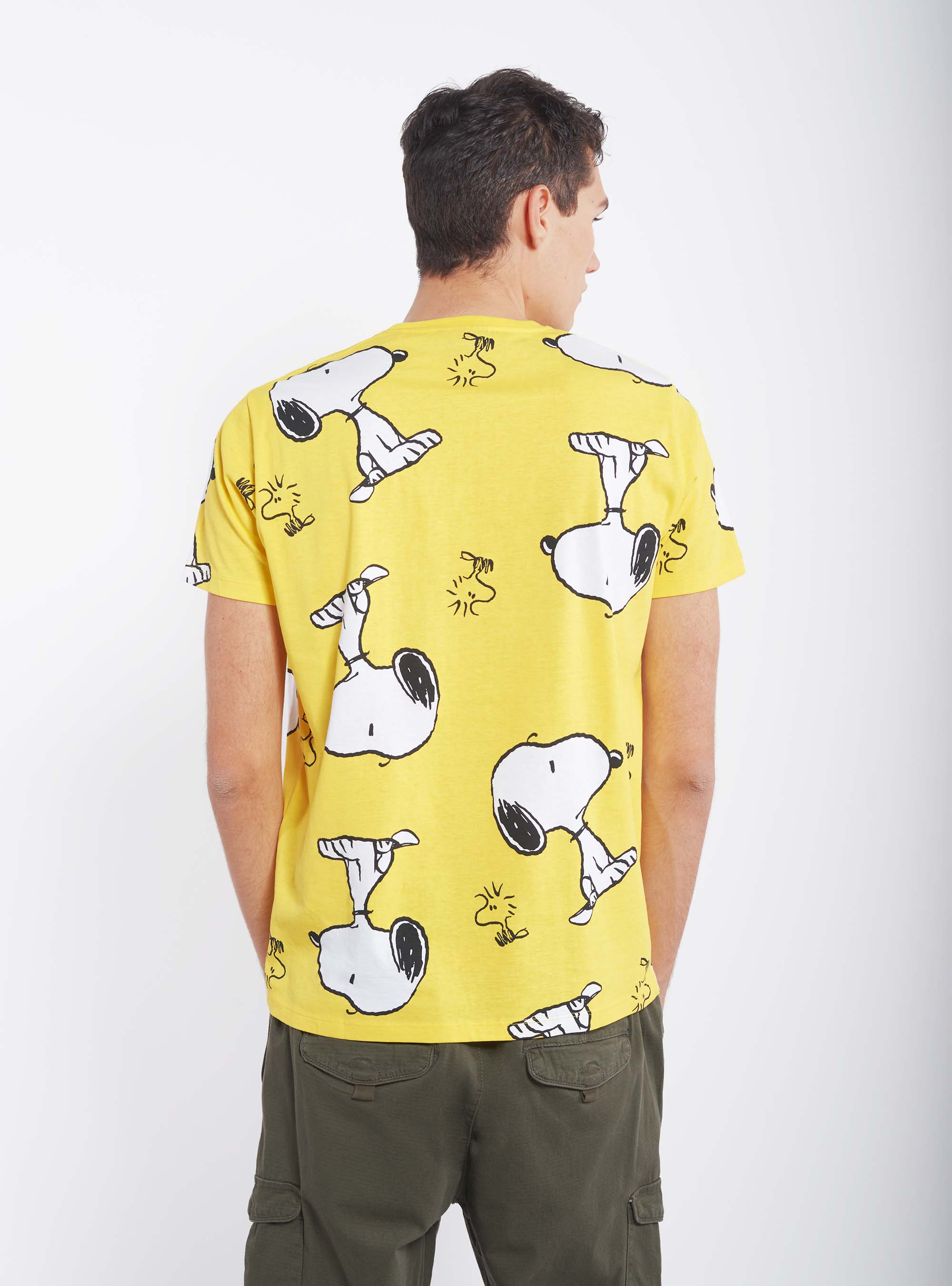 Maglietta Snoopy x Alcott stampa allover, MULTICOLORE