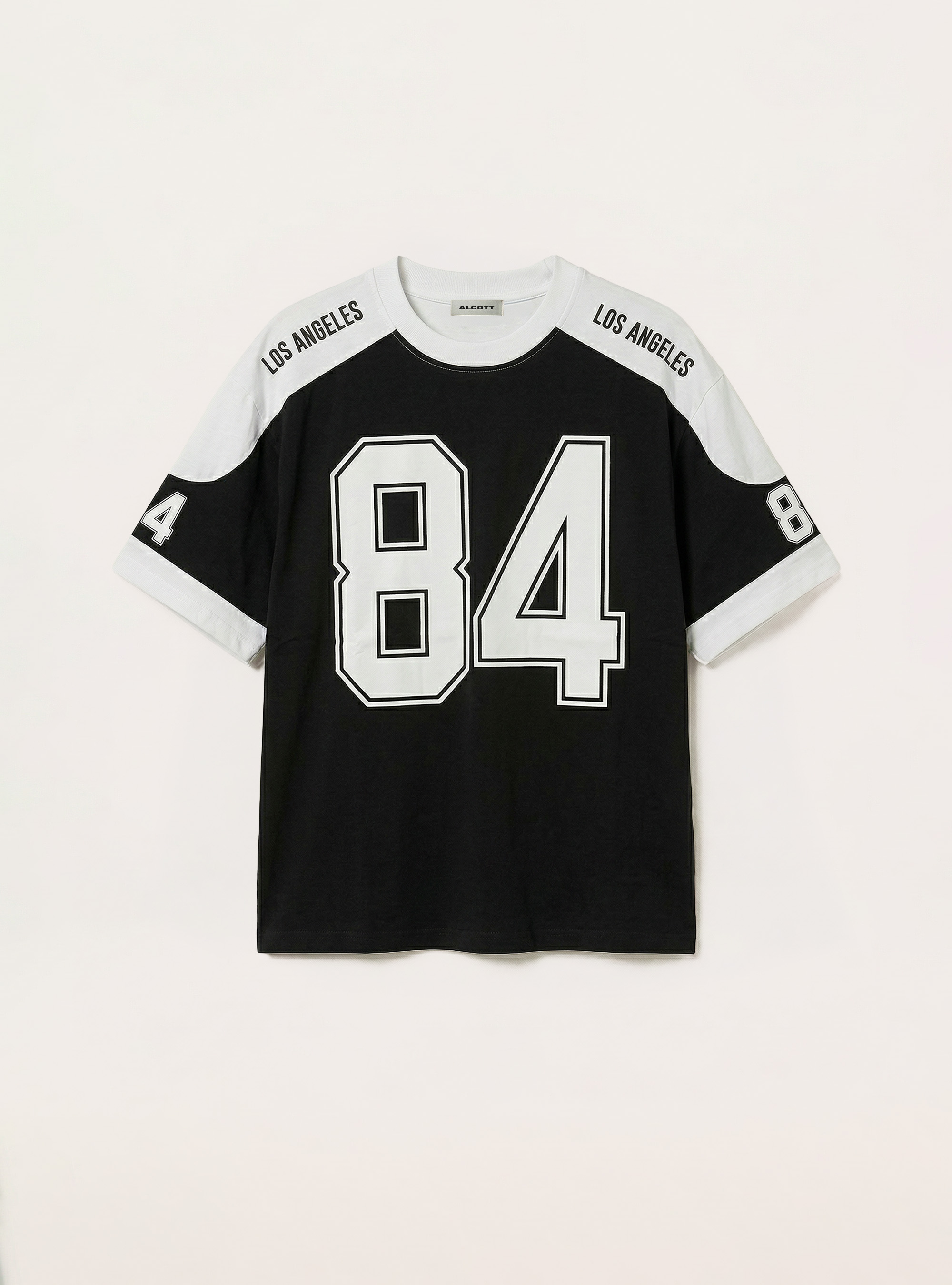 T-shirt con stampa numero, BK1 BLACK