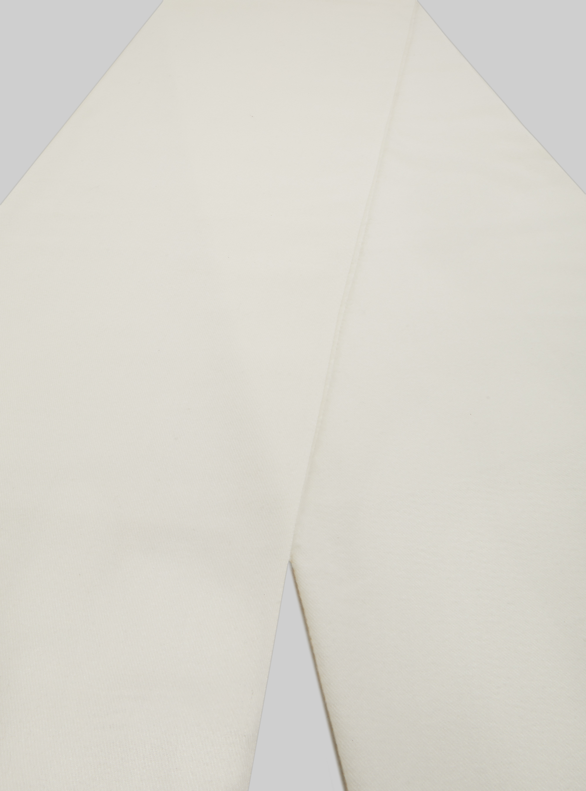 &Eacute;charpe unie avec franges, MWH1 WHITE MEL DARK