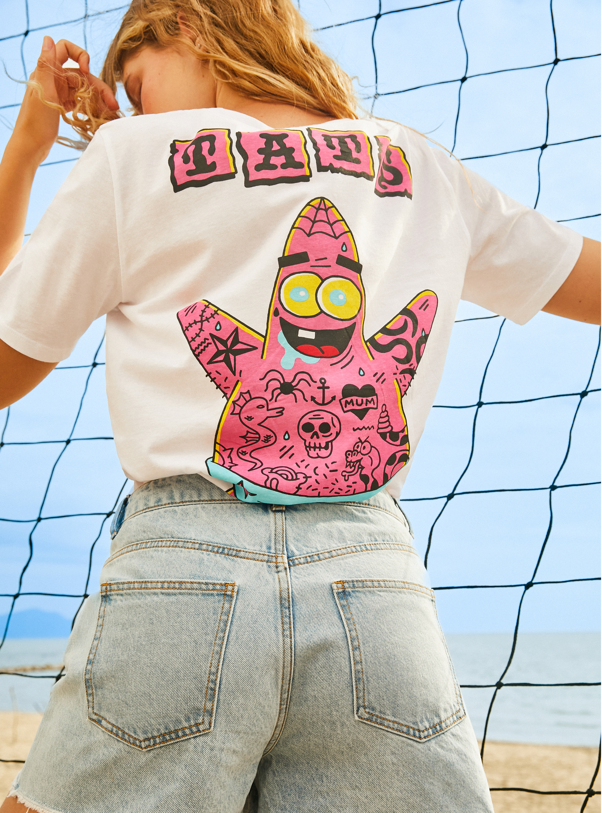 Camiseta Bob Esponja / Alcott, WH3 WHITE