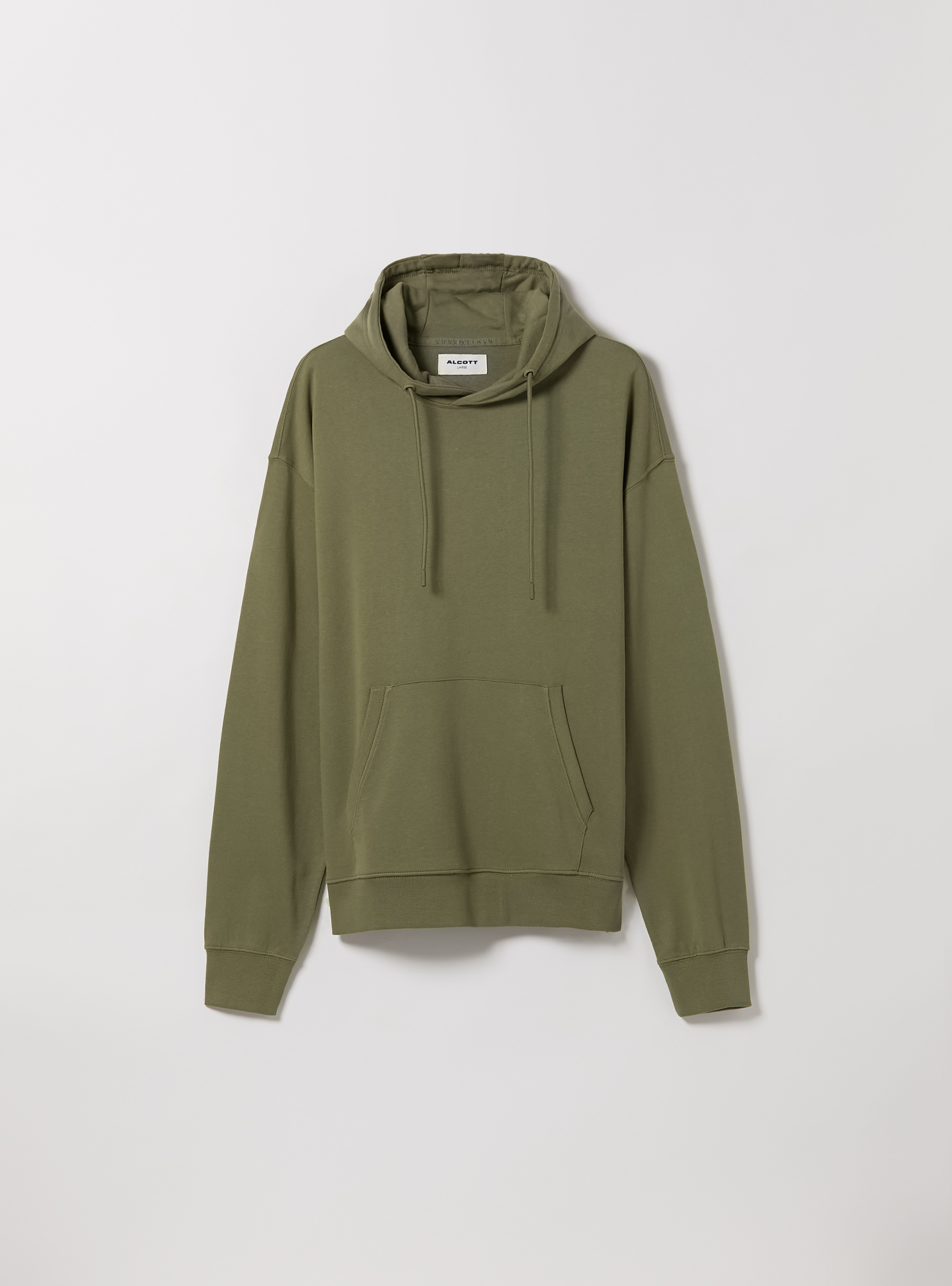 Sweatshirt with hood and pouch pocket, KY2 KAKY MEDIUM