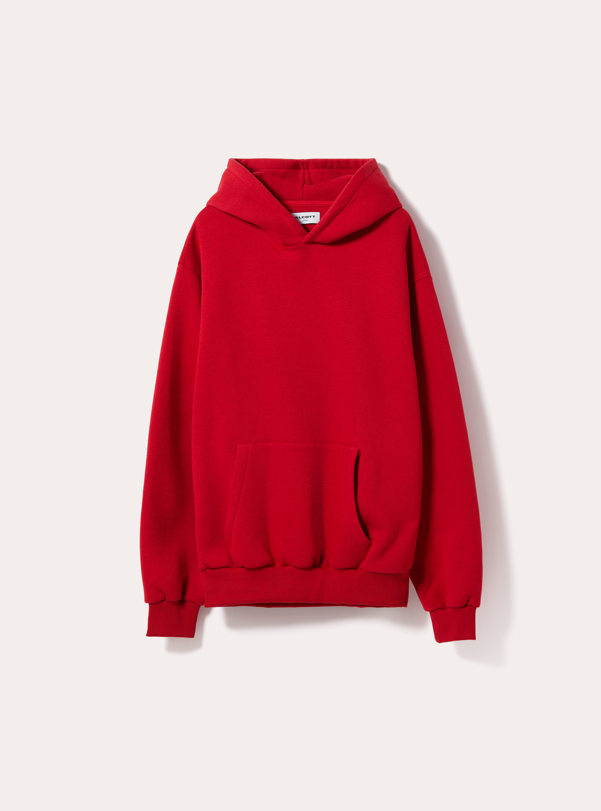 Boxy fit hoodie, RD2 RED MEDIUM