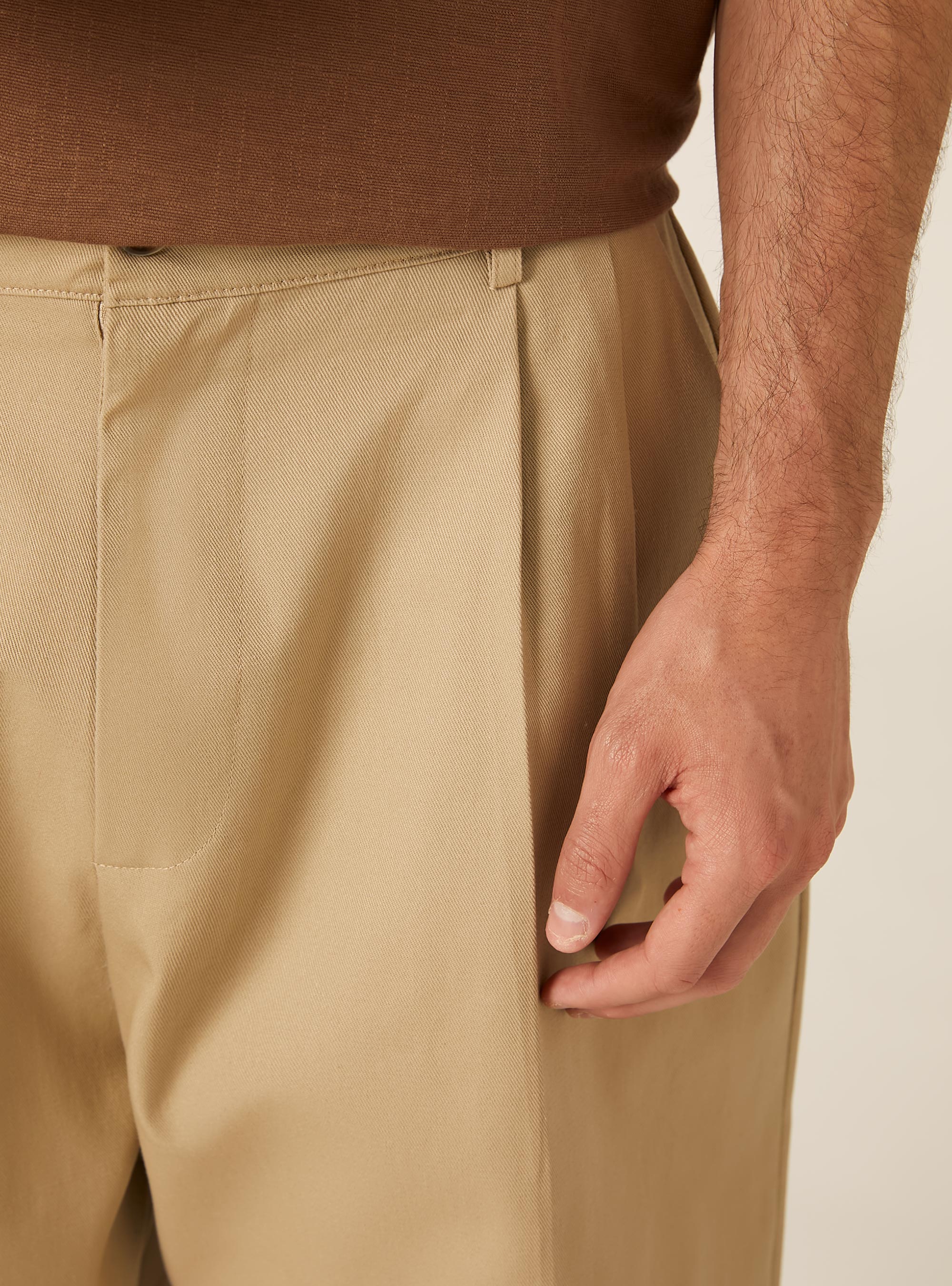 Sartoriale Bermudas im Baggy Fit, BG2 BEIGE MEDIUM