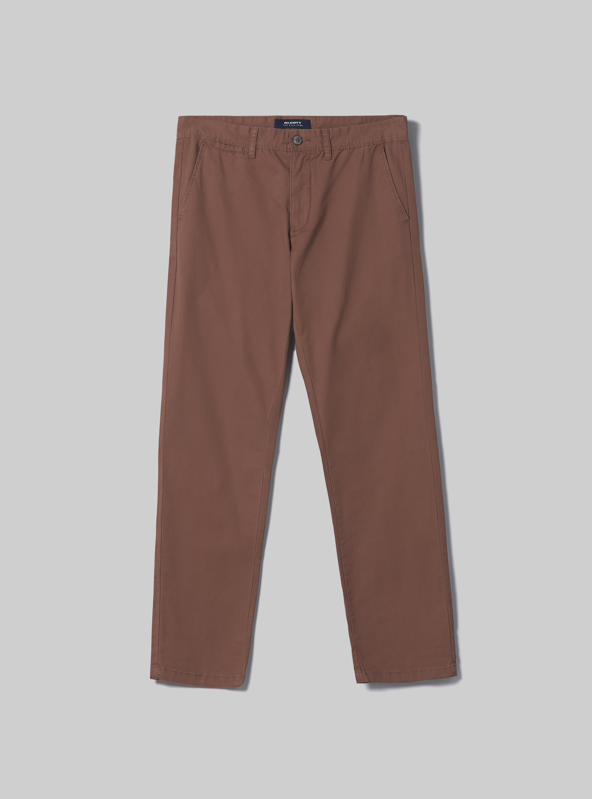 Twill chinos, C515 BROWN