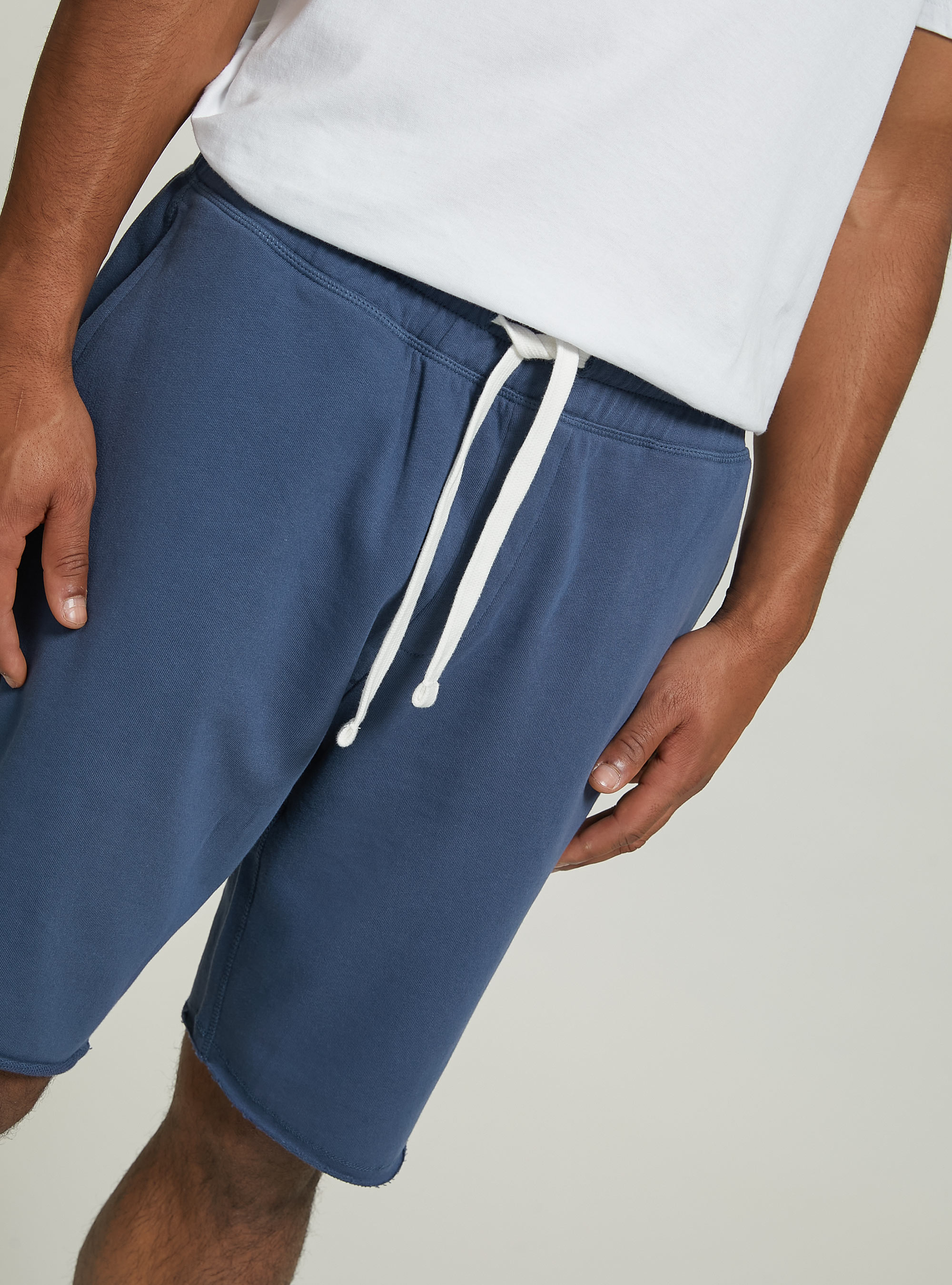 Bermuda jogger in cotone, BL2 BLUE MEDIUM