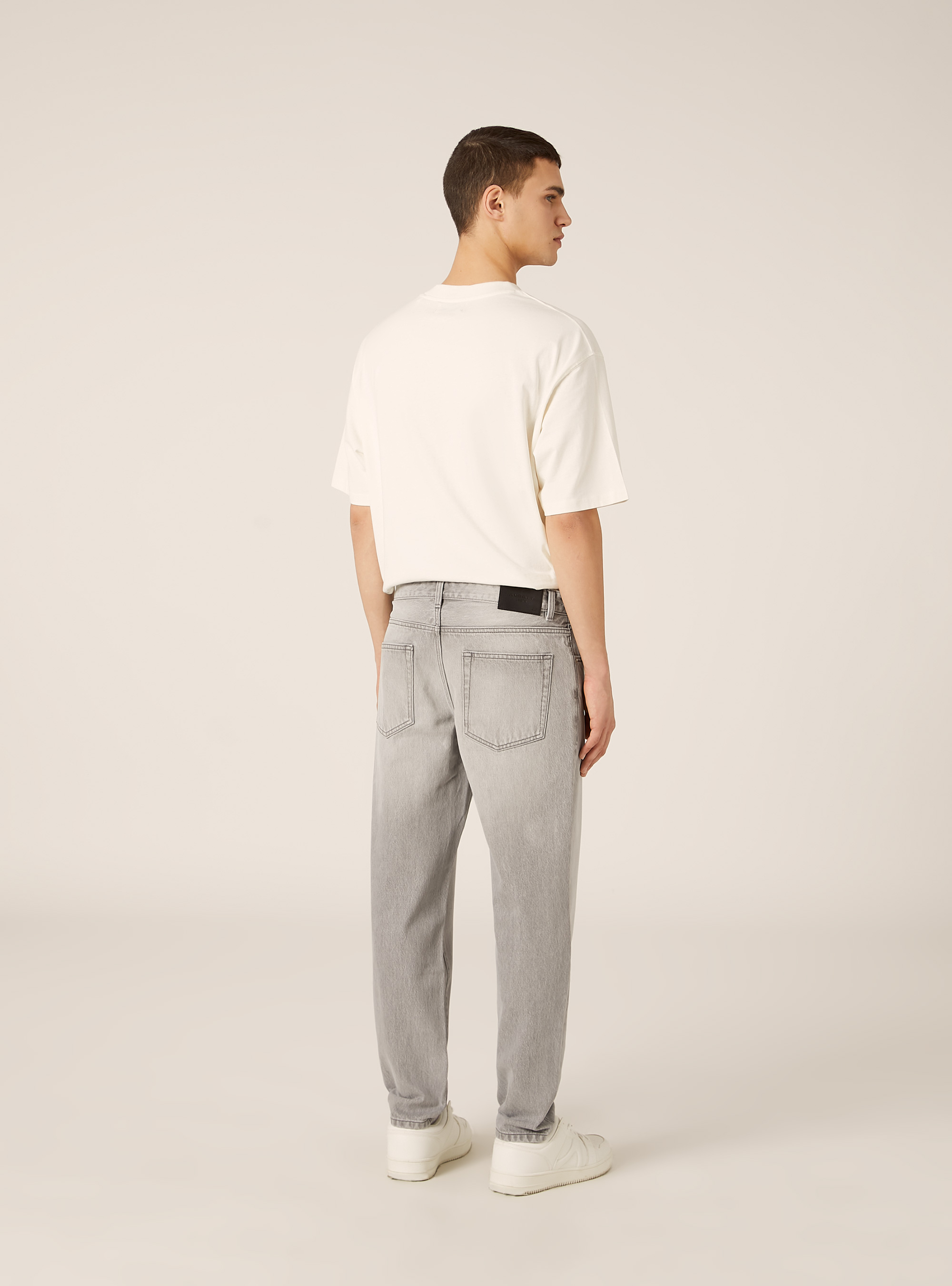 Pantaloni in denim loose fit, D00G GREY