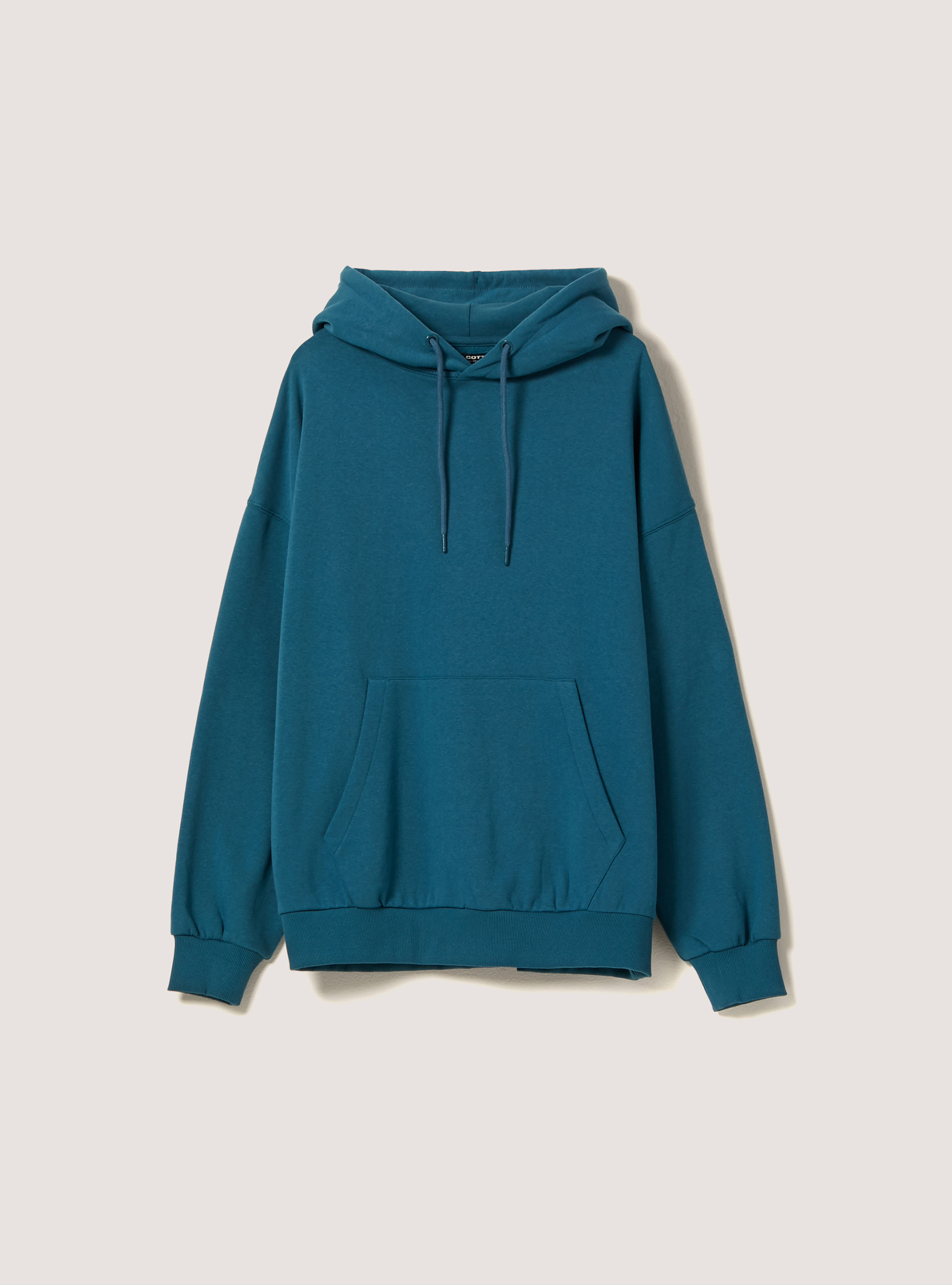 Oversized sweatshirt with pouch pocket and hood, C2262 INK BLUE