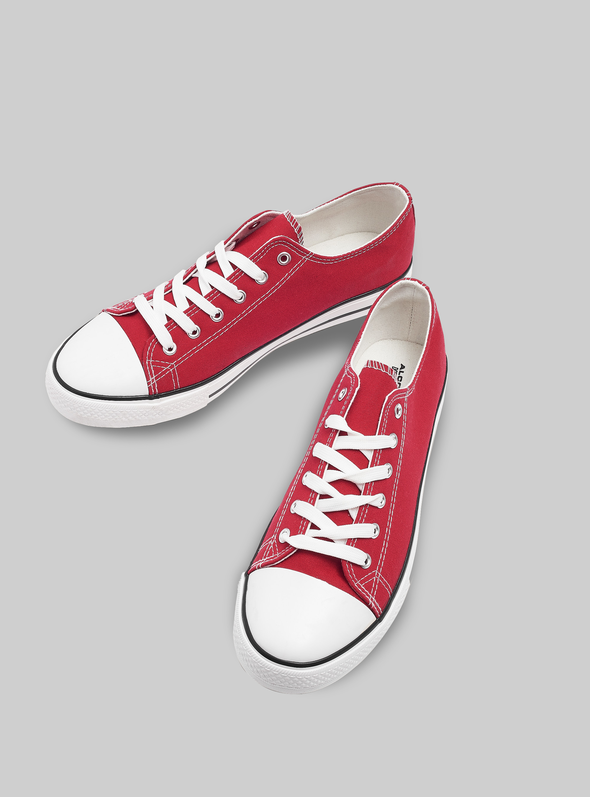 Sneakers bassa in tela, RED