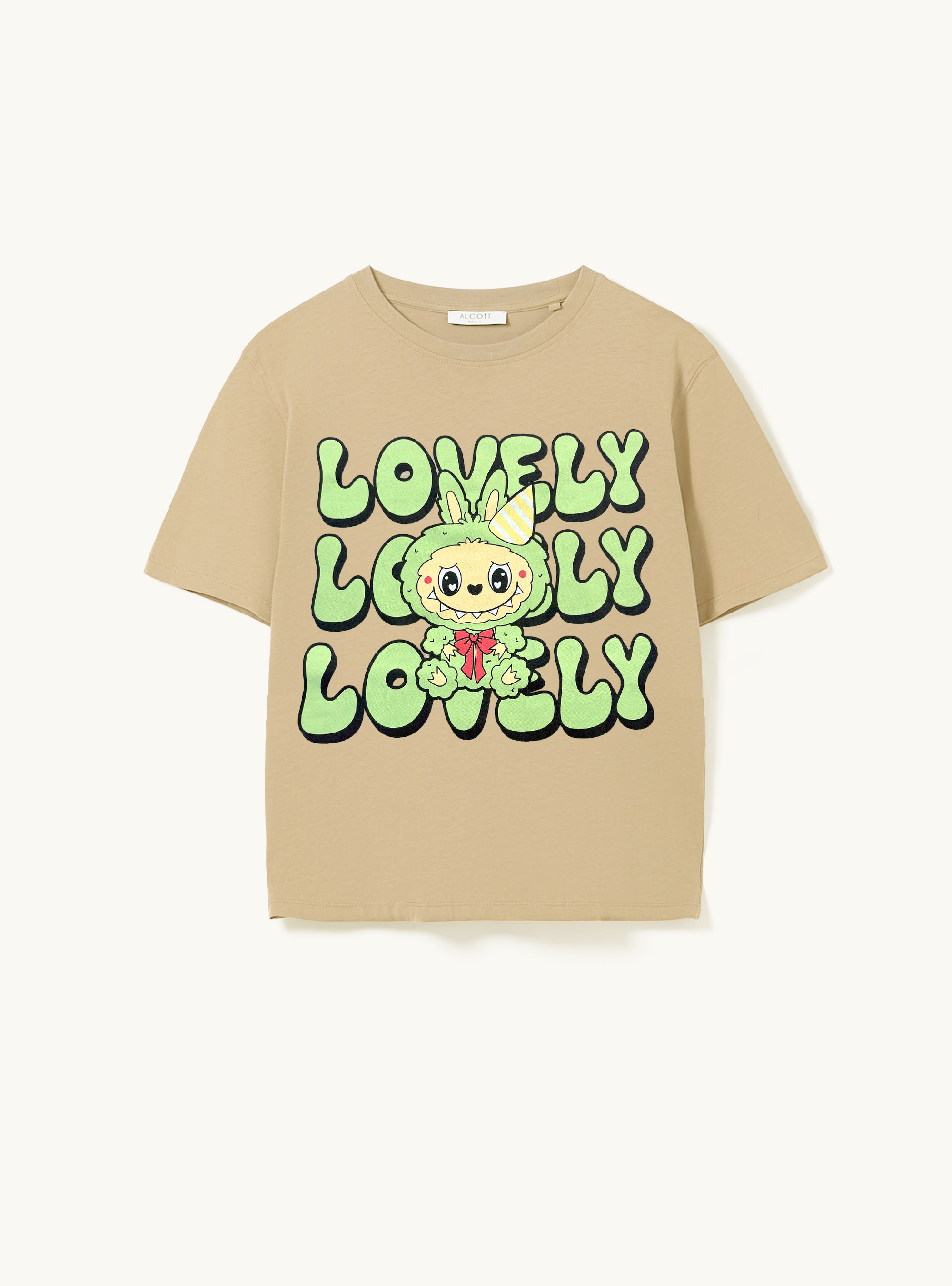 Camiseta The Little Monster Collection, BG3 BEIGE LIGHT