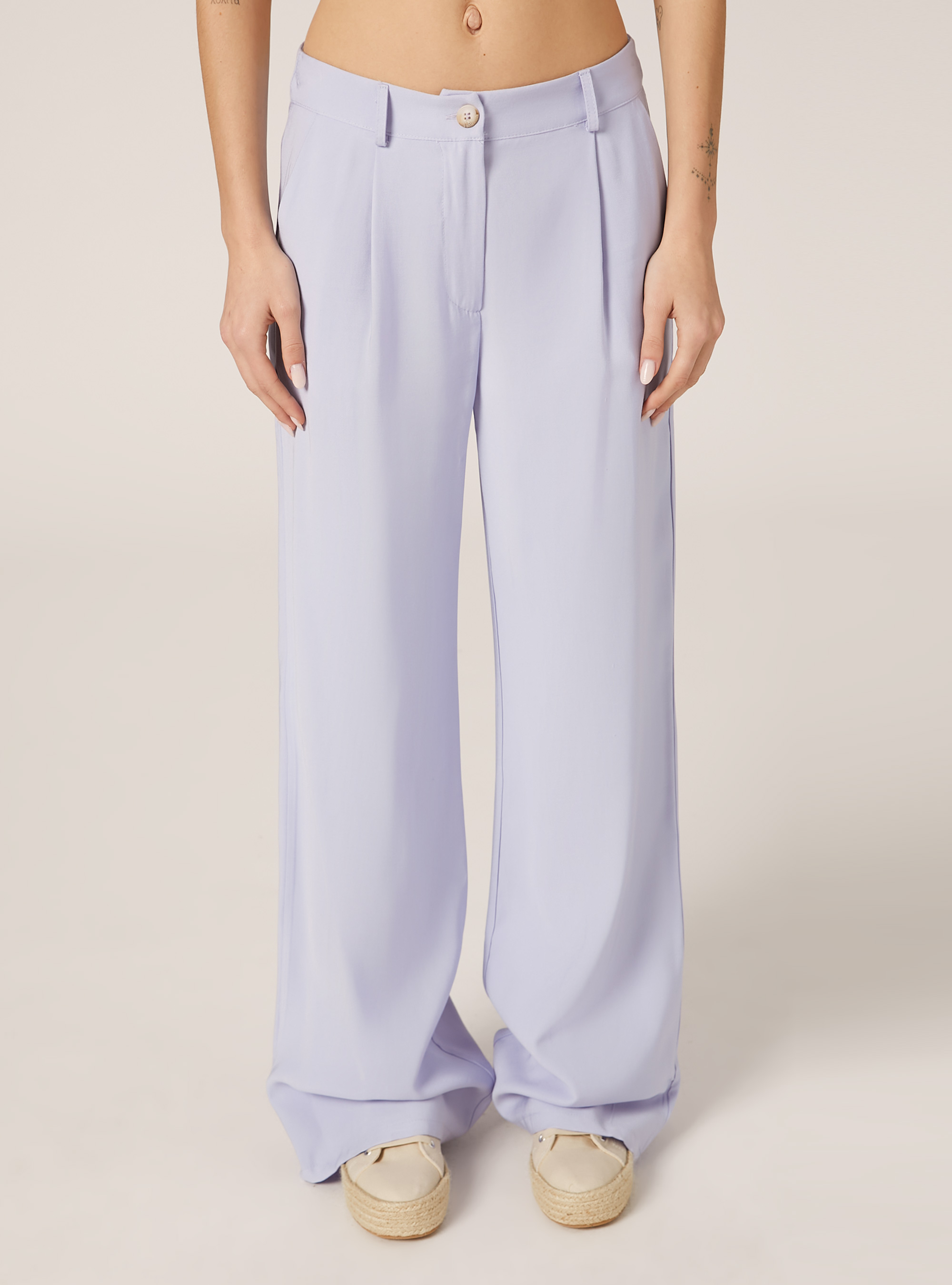 Hose mit weitem Bein und Pence, AZ2 AZURE MEDIUM