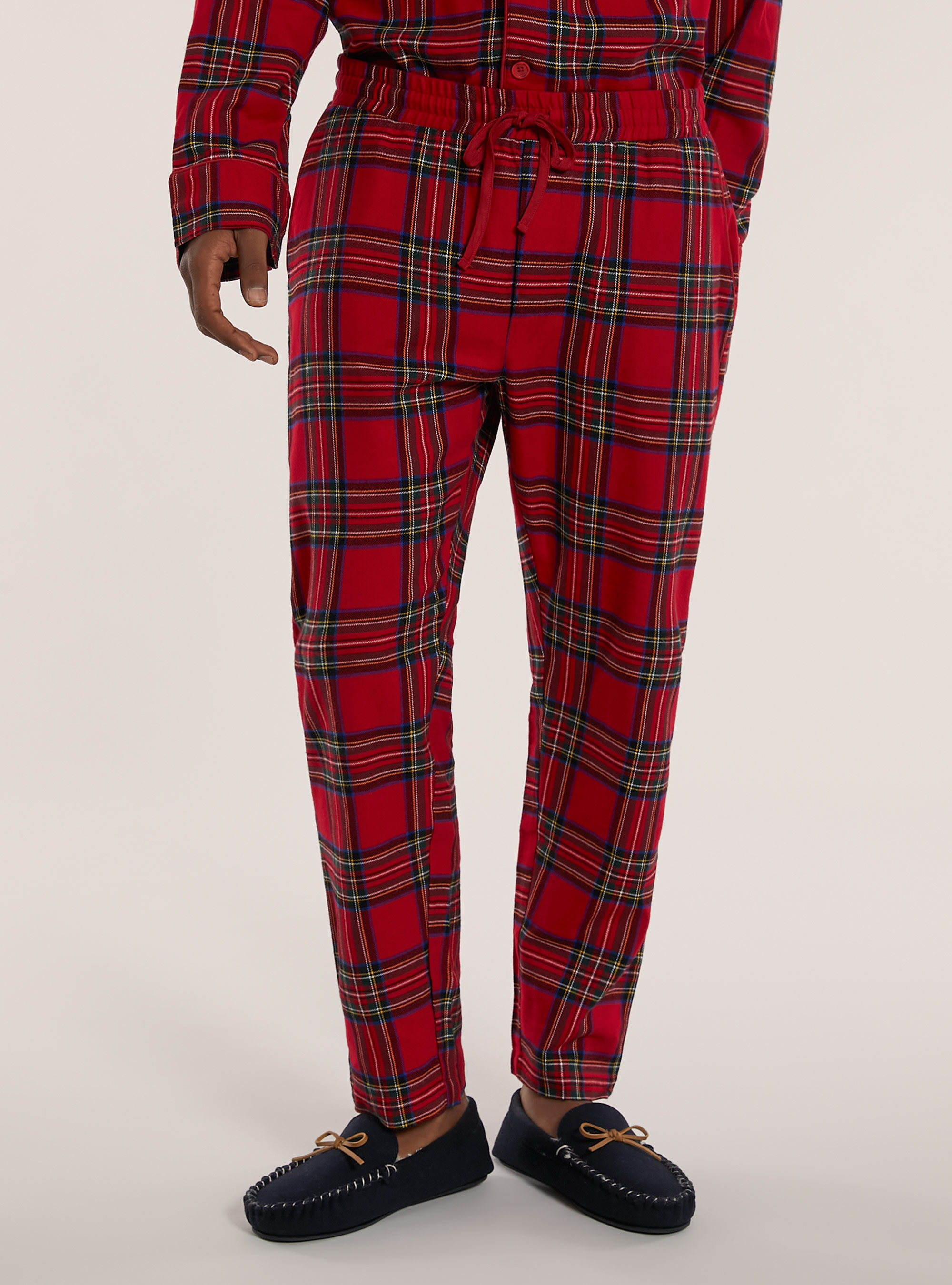 Pyjama écossais de la collection Christmas Family, RD2 RED MEDIUM