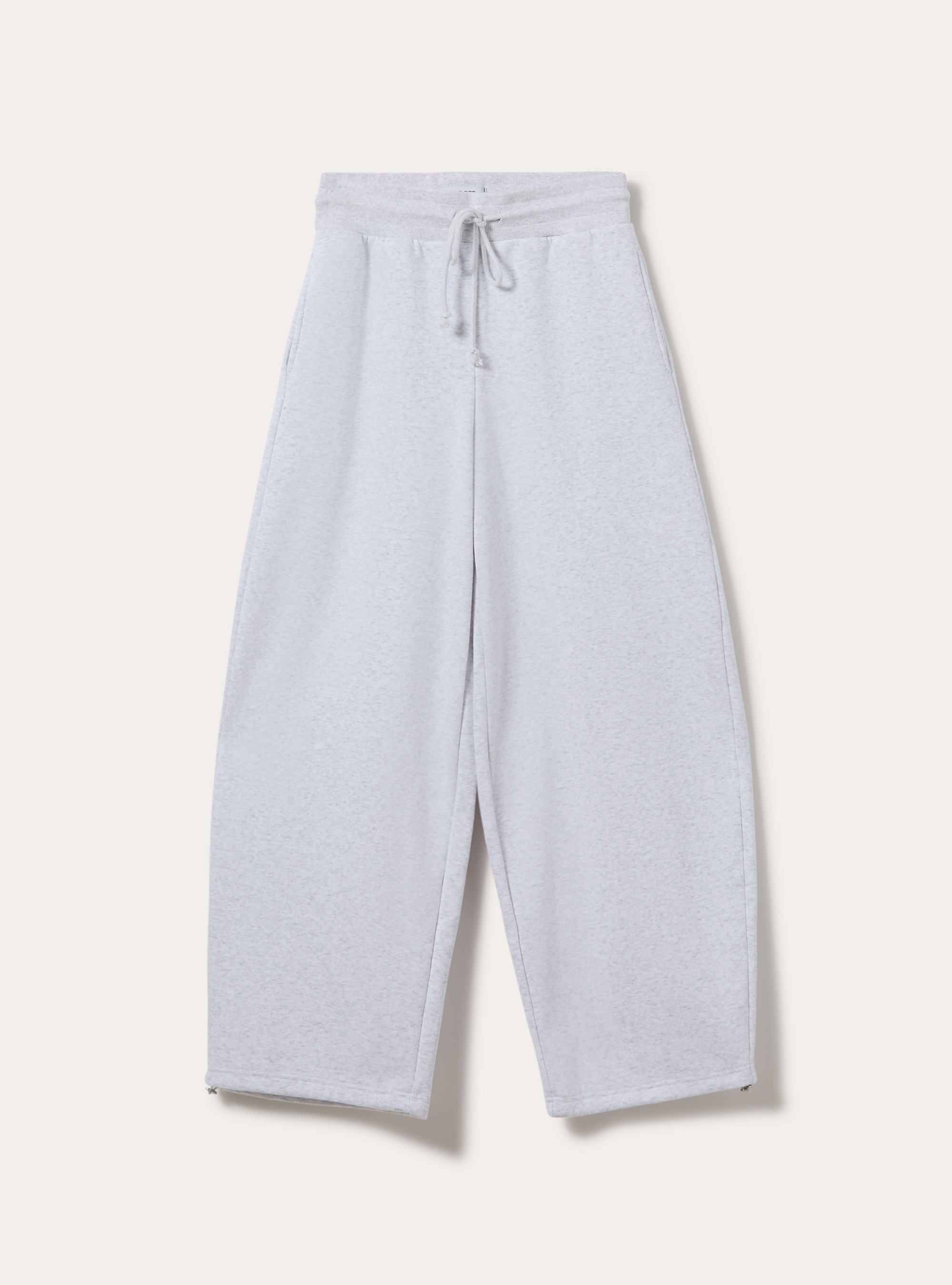 Pantaloni jogger in felpa barrel, MGY3 GREY MEL LIGHT