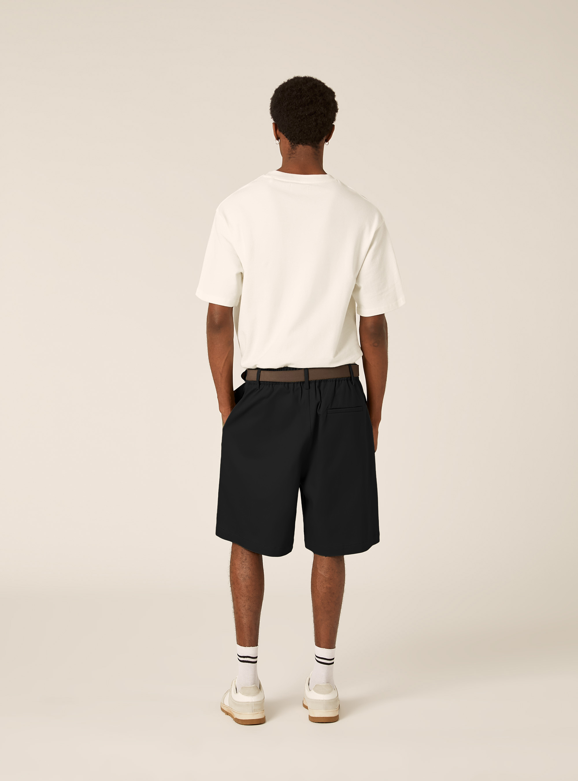 Bermuda Sartoriali baggy fit, NERO