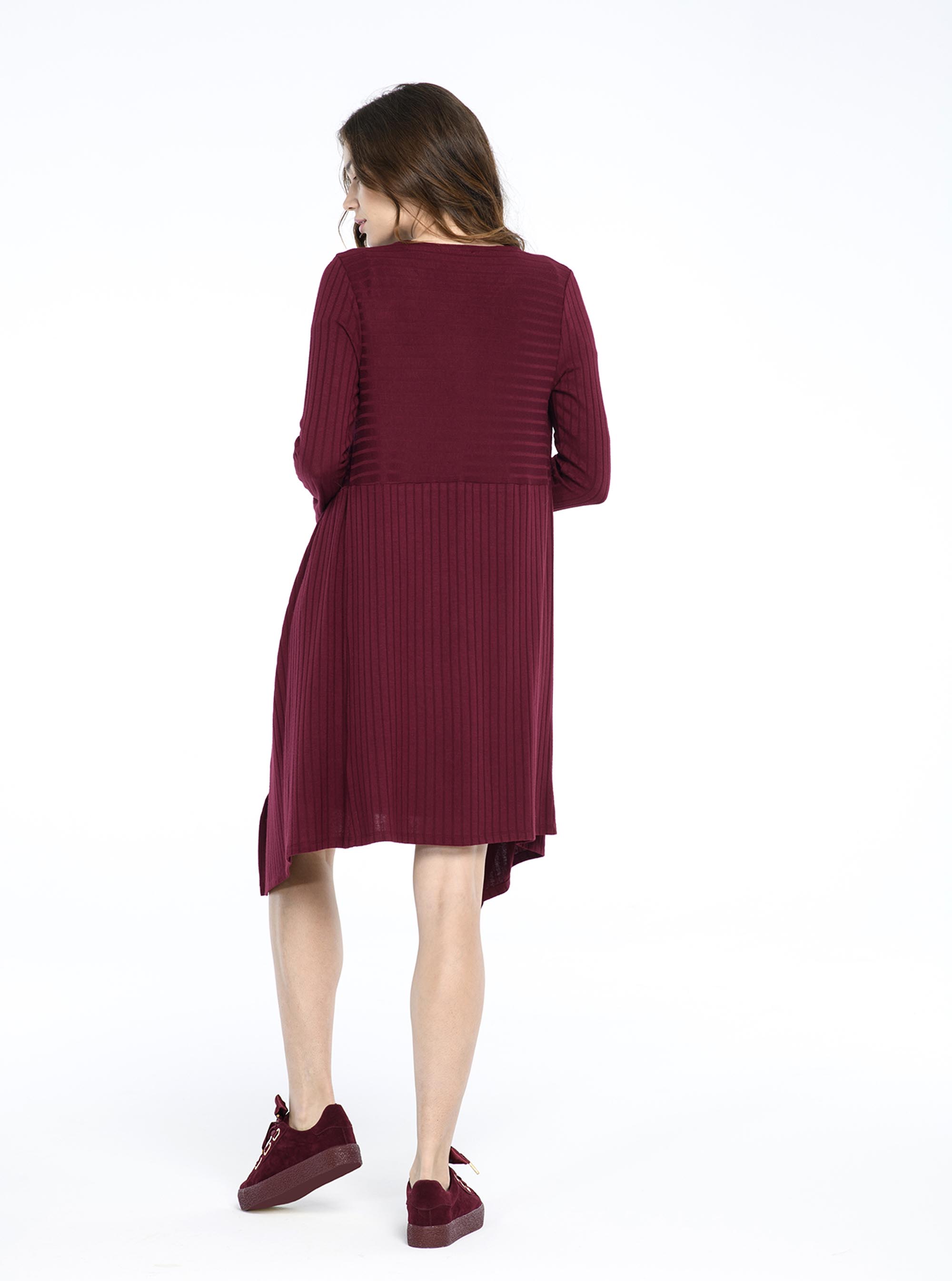 Cardigan lungo, BORDEAUX