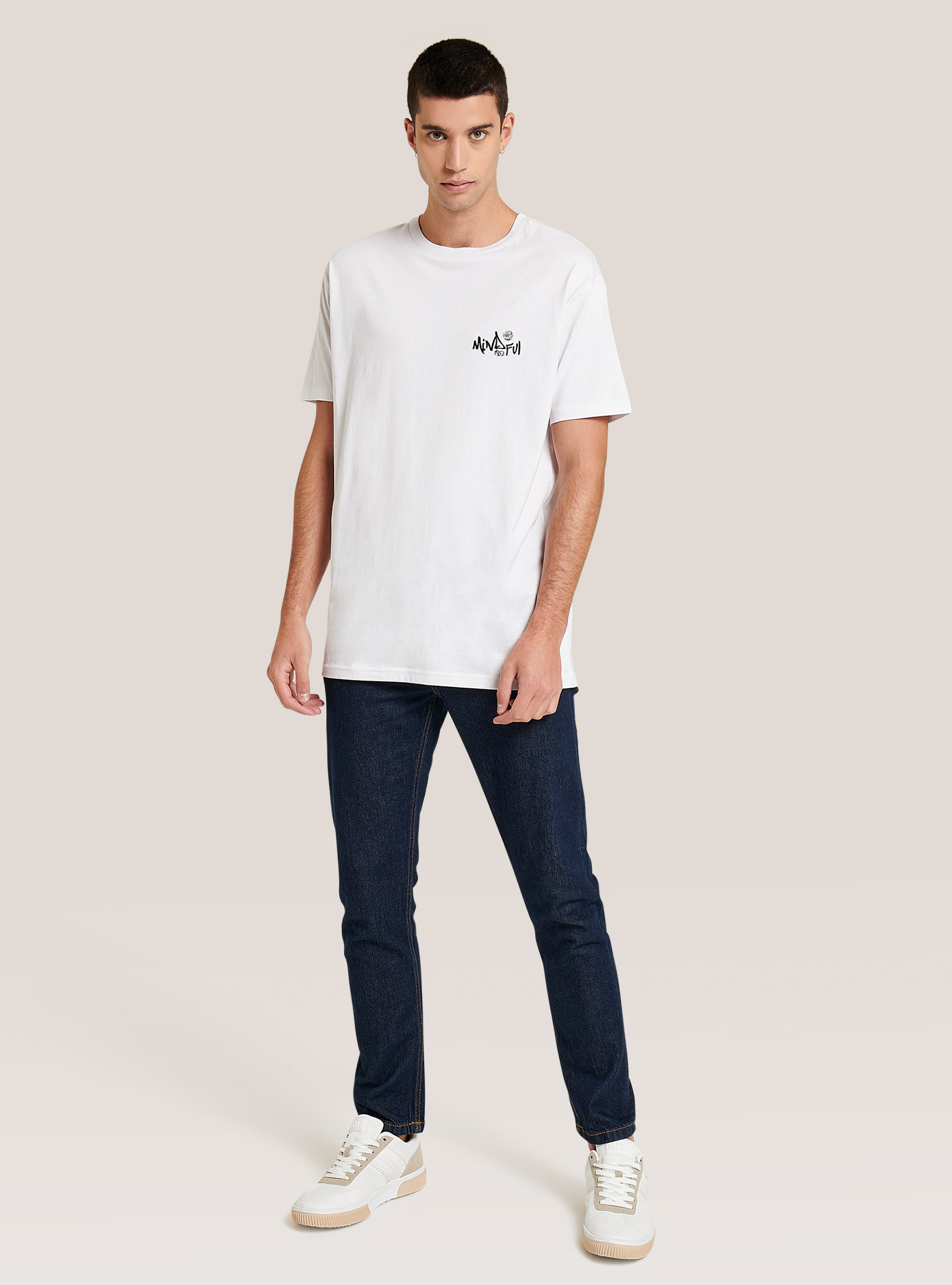 Urban oversize T-shirt, WHITE