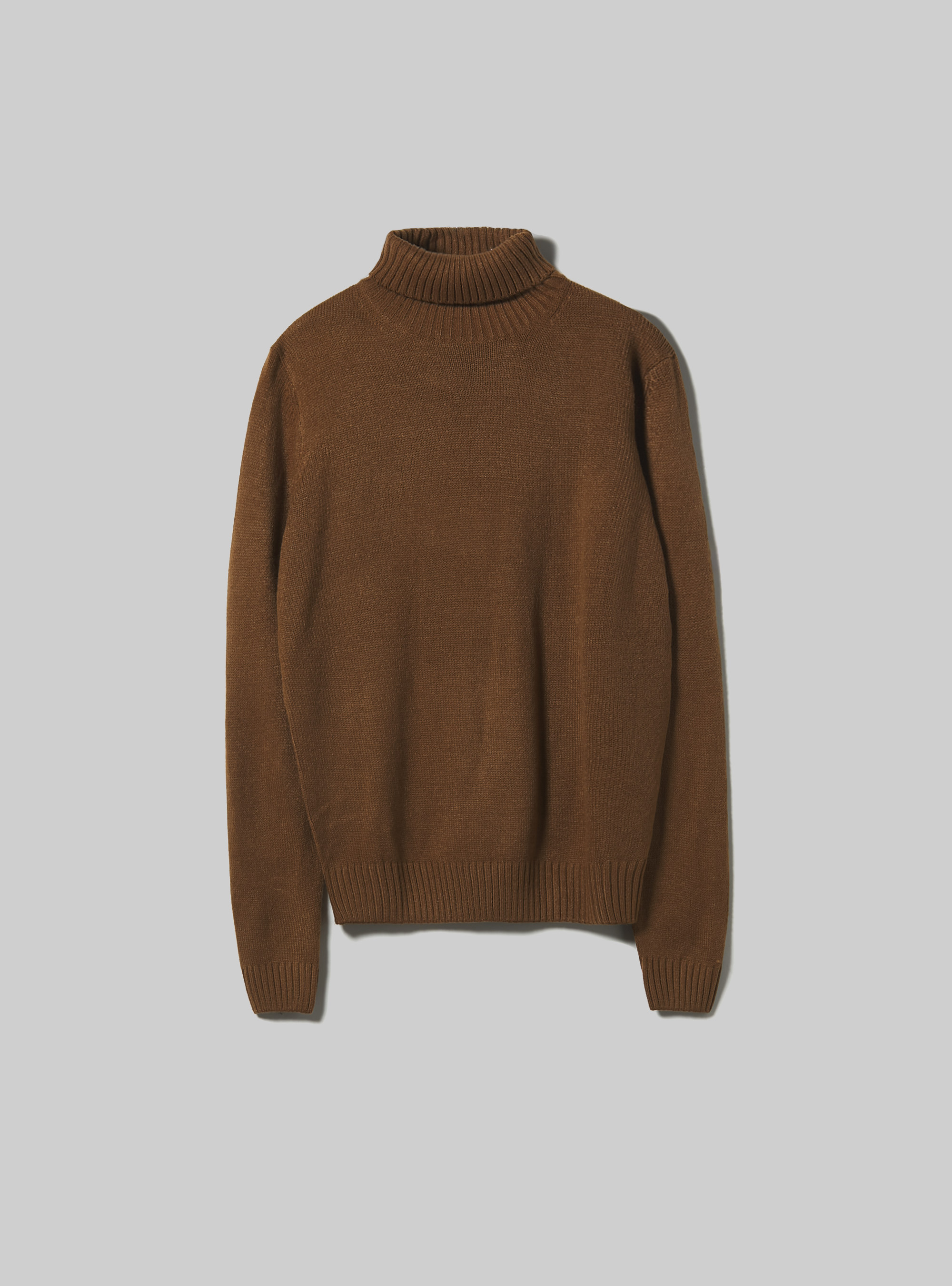 Pullover a collo alto cachemire touch, TB2 TOBACCO MEDIUM