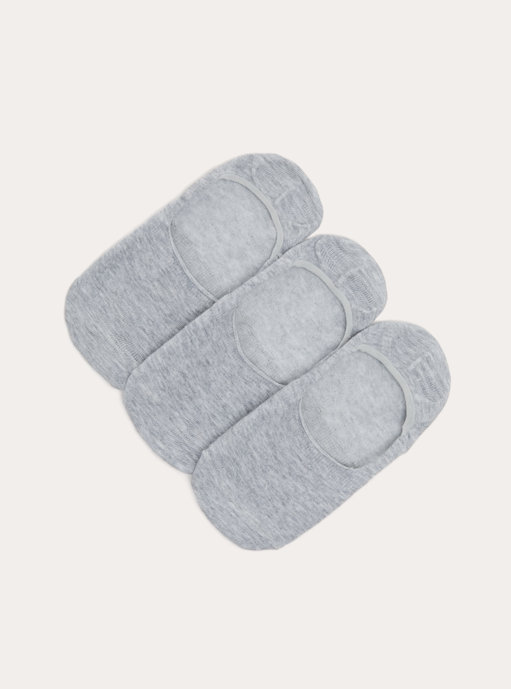 Set 3 paia calzini fantasmini, MGY3 GREY MEL LIGHT
