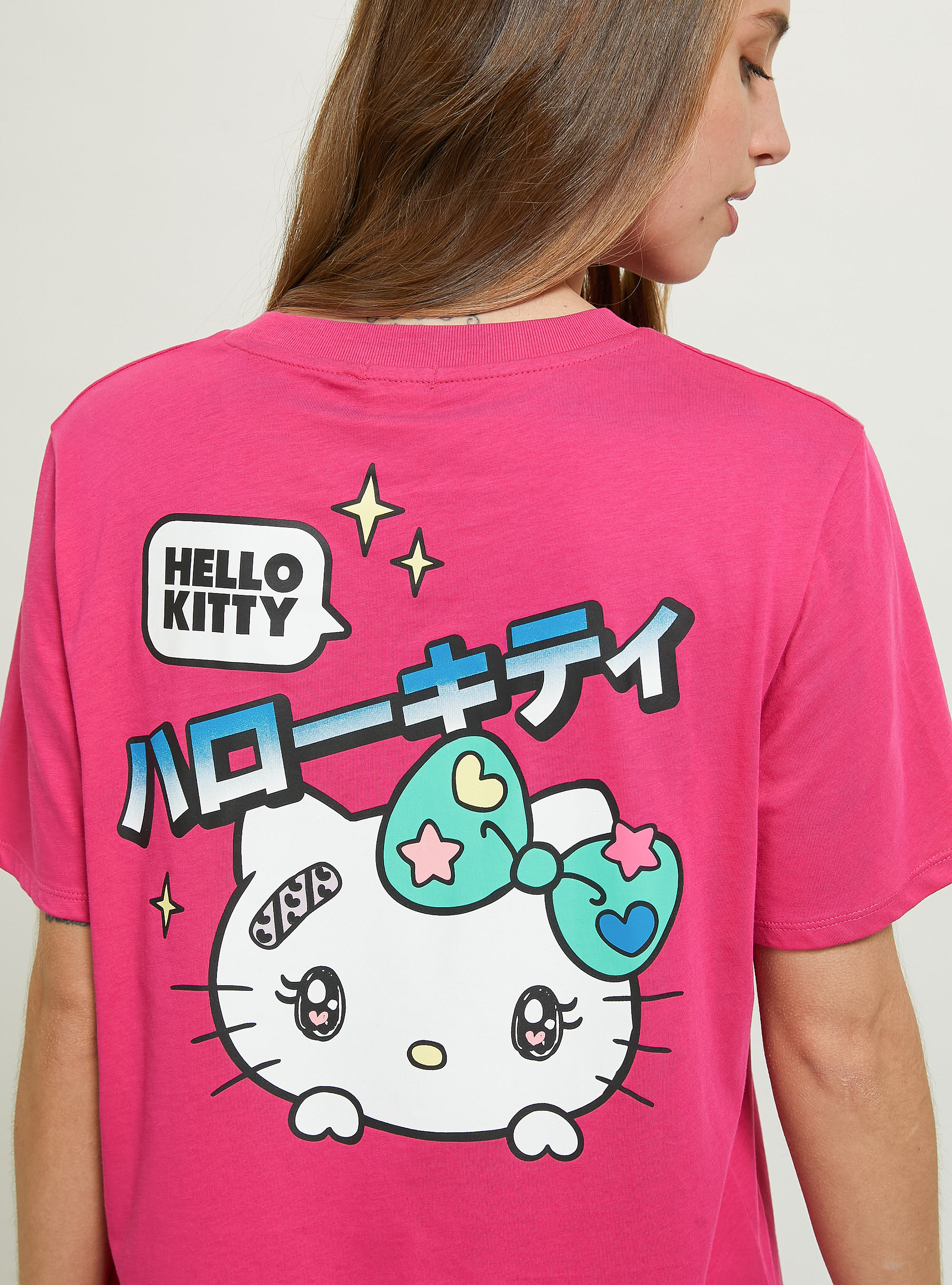 Camiseta Hello Kitty / Alcott, FX2 FUXIA MEDIUM