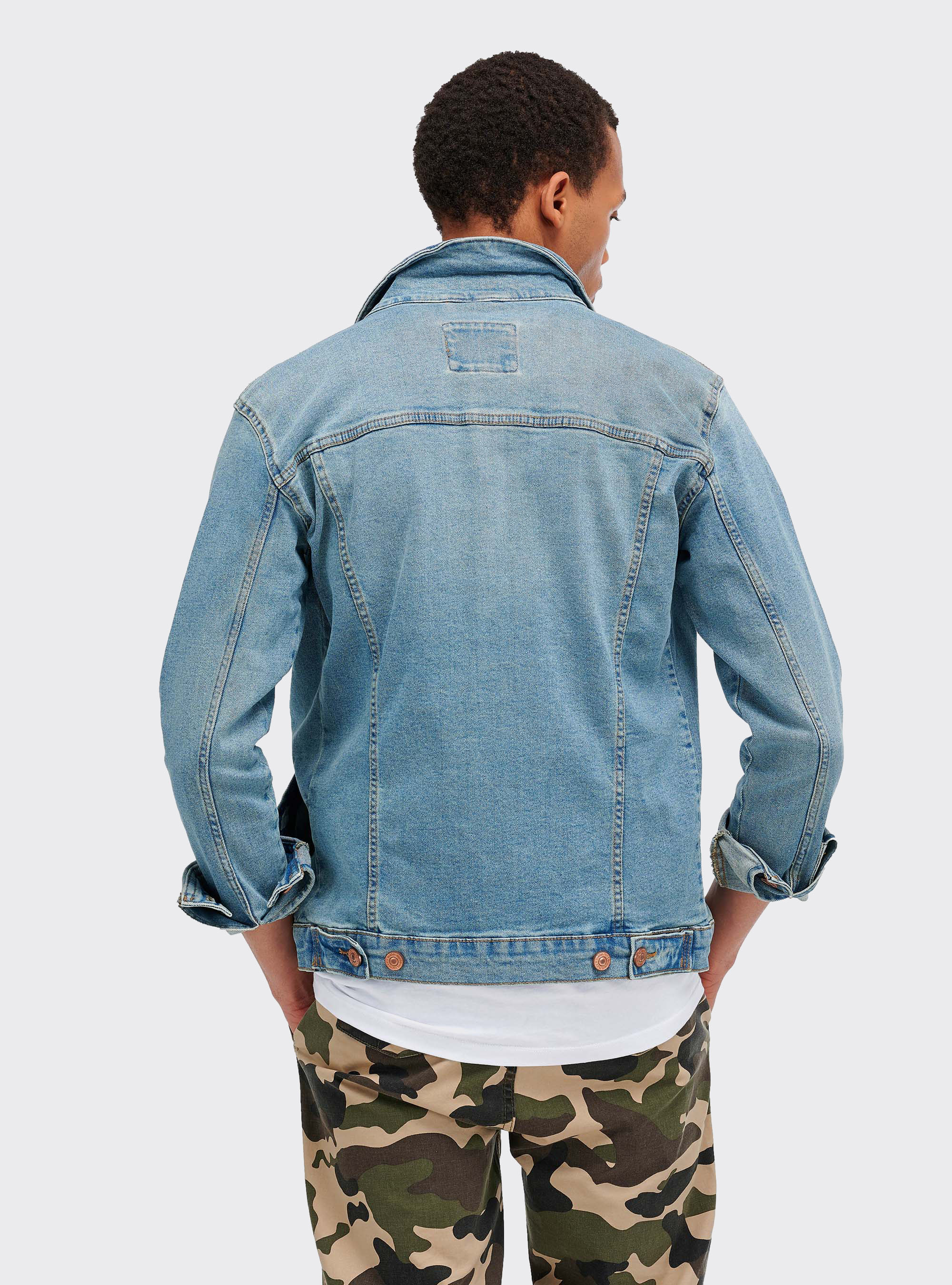 Denim jacket, AZURE