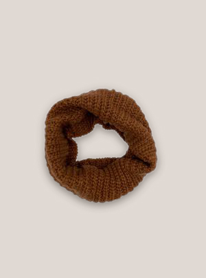 Collo in maglia, C0513 TOBACCO