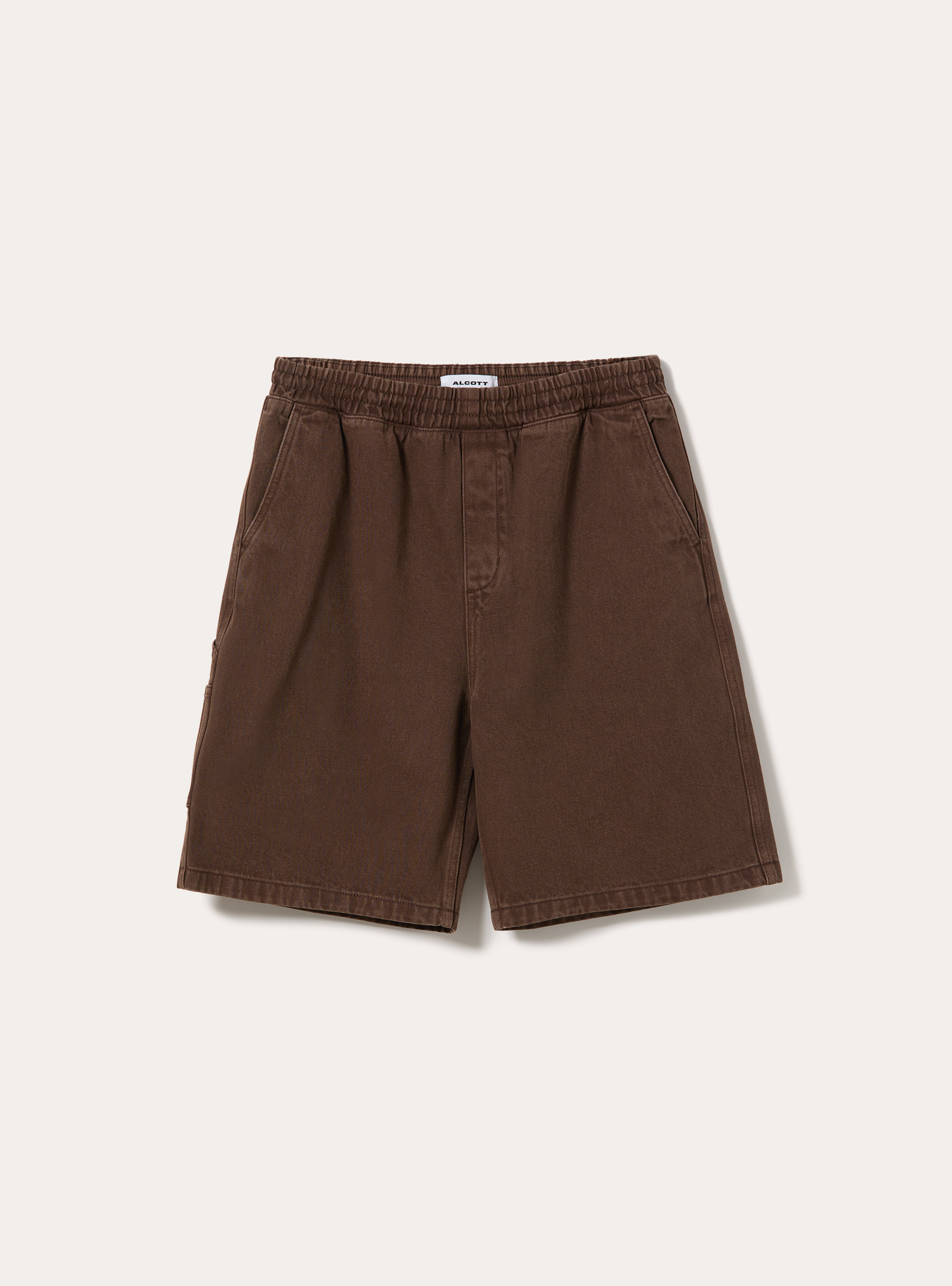 Bermudas Carpenter con Cintura El&aacute;stica, BR2 BROWN MEDIUM