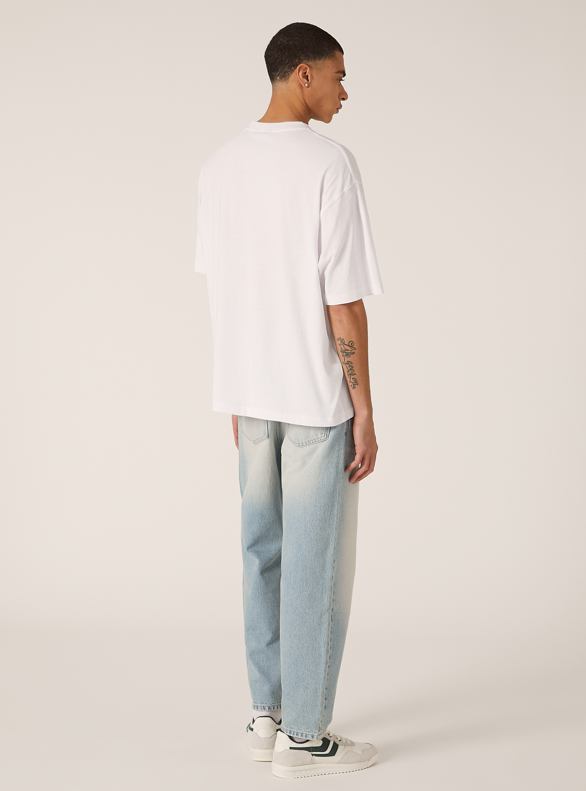 Nirvana / Alcott boxy fit T-shirt, WH3 WHITE